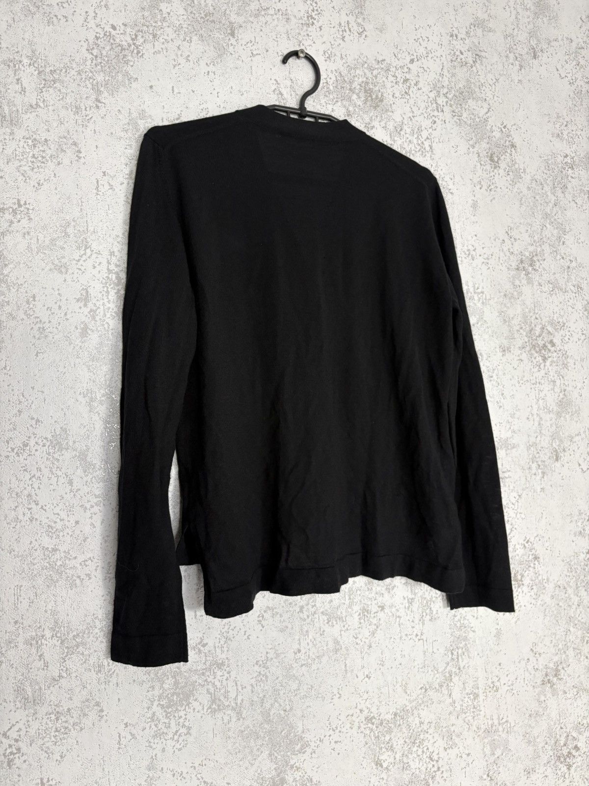 Miu Miu Miu Miu SS21 Button-Up Virgin Wool Silk Cardigan Black 42 Size M / US 6-8 / IT 42-44 - 4 Thumbnail