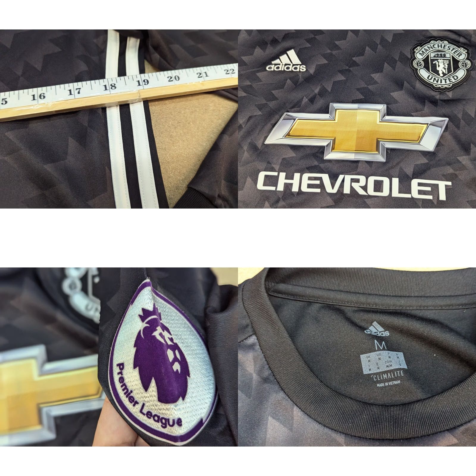 Nike Nike Manchester United #6 Pogba 2017-2018 Away Jersey Mens Size M Football Adult shirt Size US M / EU 48-50 / 2 - 8 Thumbnail