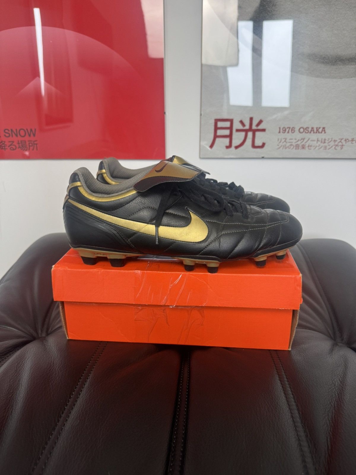 Nike × Vintage Nike Tiempo Pro Vintage Leather Soccer Football