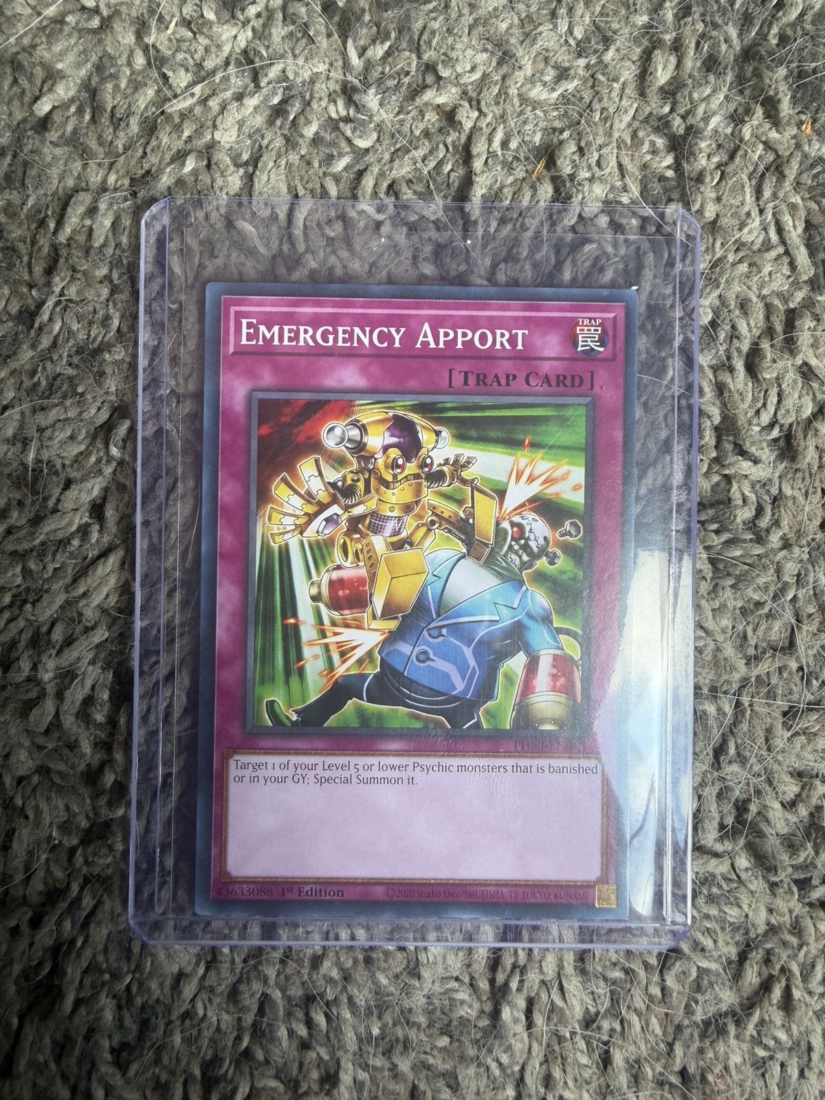 Hypebeast 2020 Konami Yu-Gi-Oh! Emergency Apport Card Size ONE SIZE - 1 Thumbnail