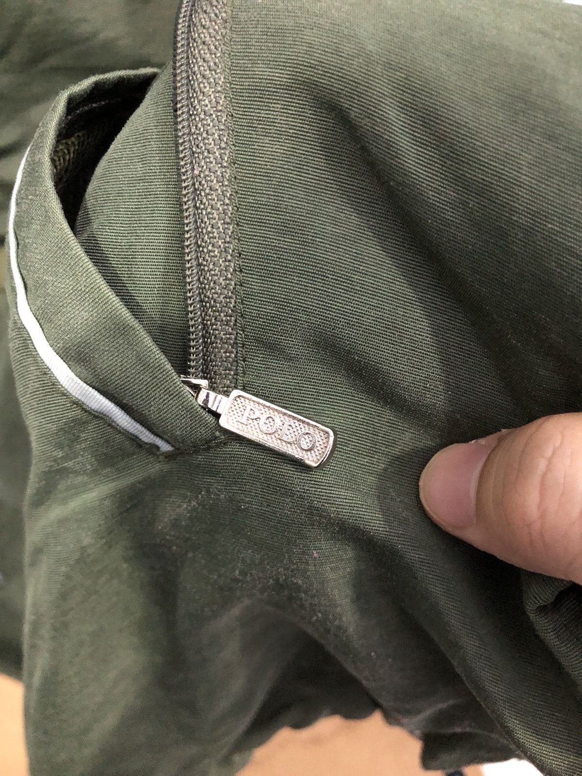 Beverly Hills Polo Club BHPC Olive Green Windbreaker 90s Vintage Korea Size US M / EU 48-50 / 2 - 6 Thumbnail