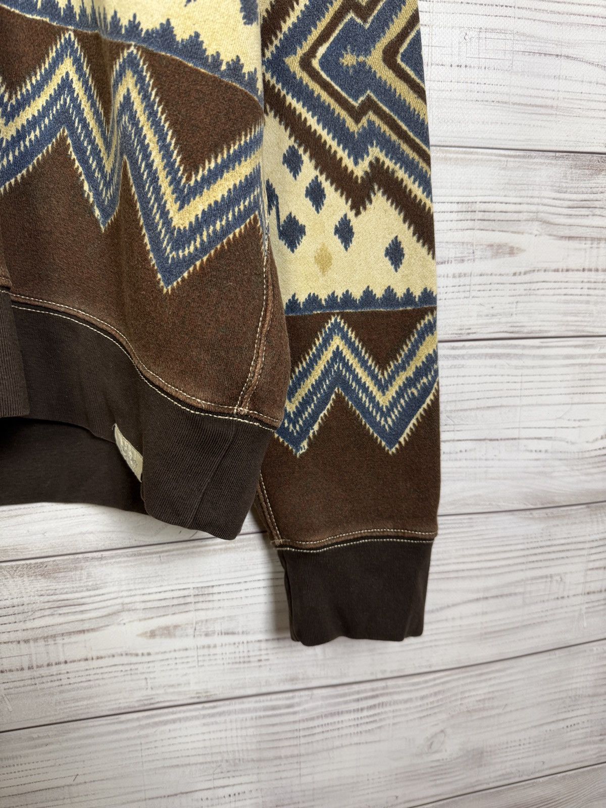 Denim & Supply Ralph Lauren Denim & Supply Ralph Lauren Western Sweatshirt 00s Y2K Size US L / EU 52-54 / 3 - 6 Thumbnail