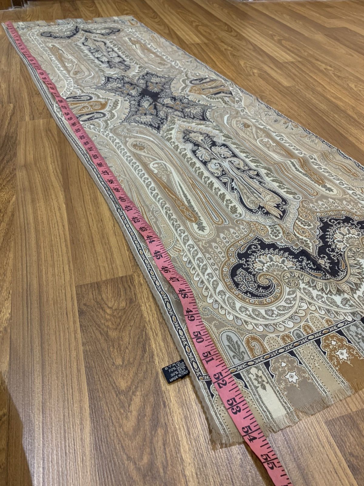 Etro VINTAGE ETRO BEIGE SILK HEAD SCARF Size ONE SIZE - 8 Thumbnail