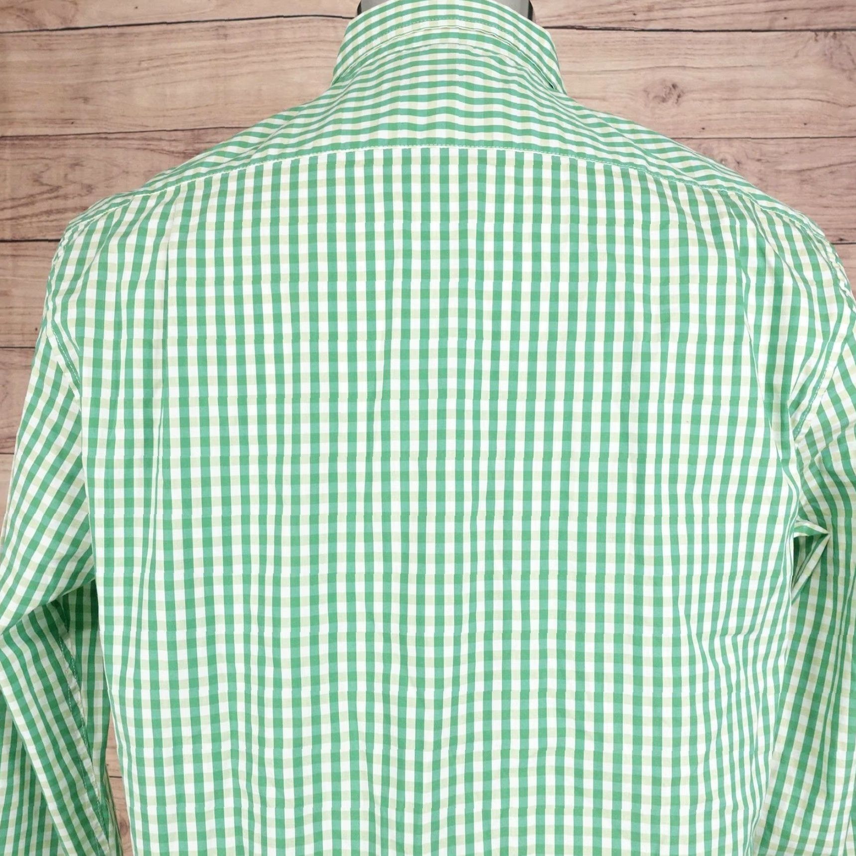 Vintage VINTAGE Tailor Vintage LuxePerformance Button-Down Shirt Mens M Green Check Long Sleeve Casual Business Size US M / EU 48-50 / 2 - 7 Thumbnail