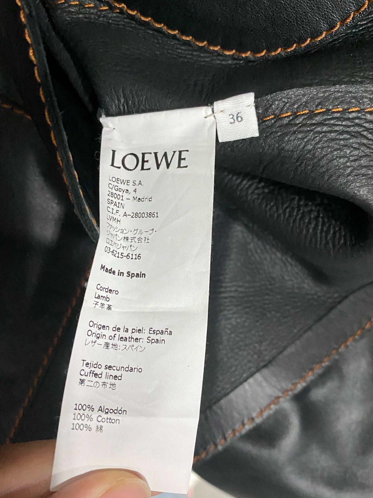 Loewe Loewe leather jacket 36 new Size XS / US 0-2 / IT 36-38 - 6 Thumbnail
