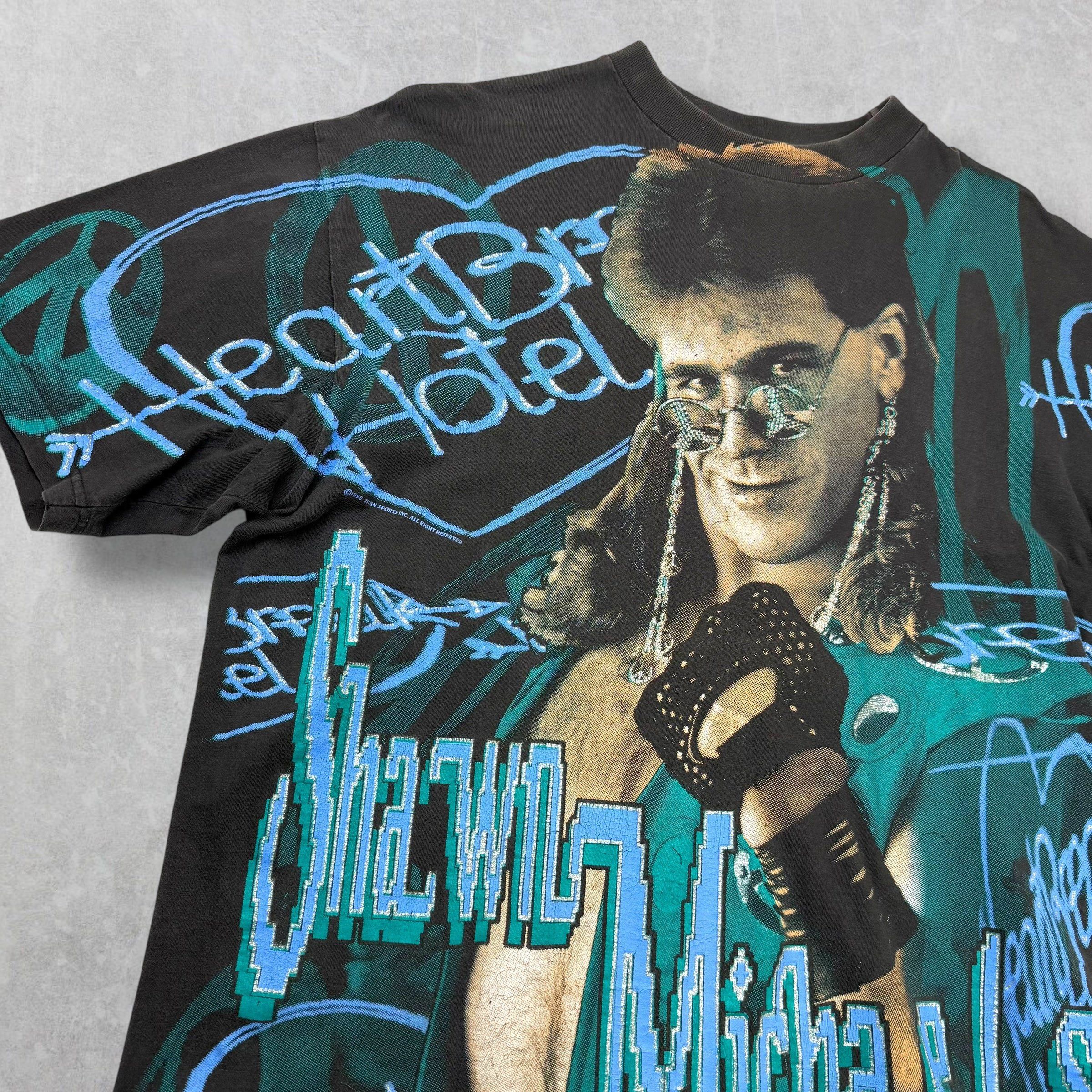 Vintage Vintage 1995 Shawn Michaels The Heartbreak AOP Tee XL Size US XL / EU 56 / 4 - 3 Thumbnail