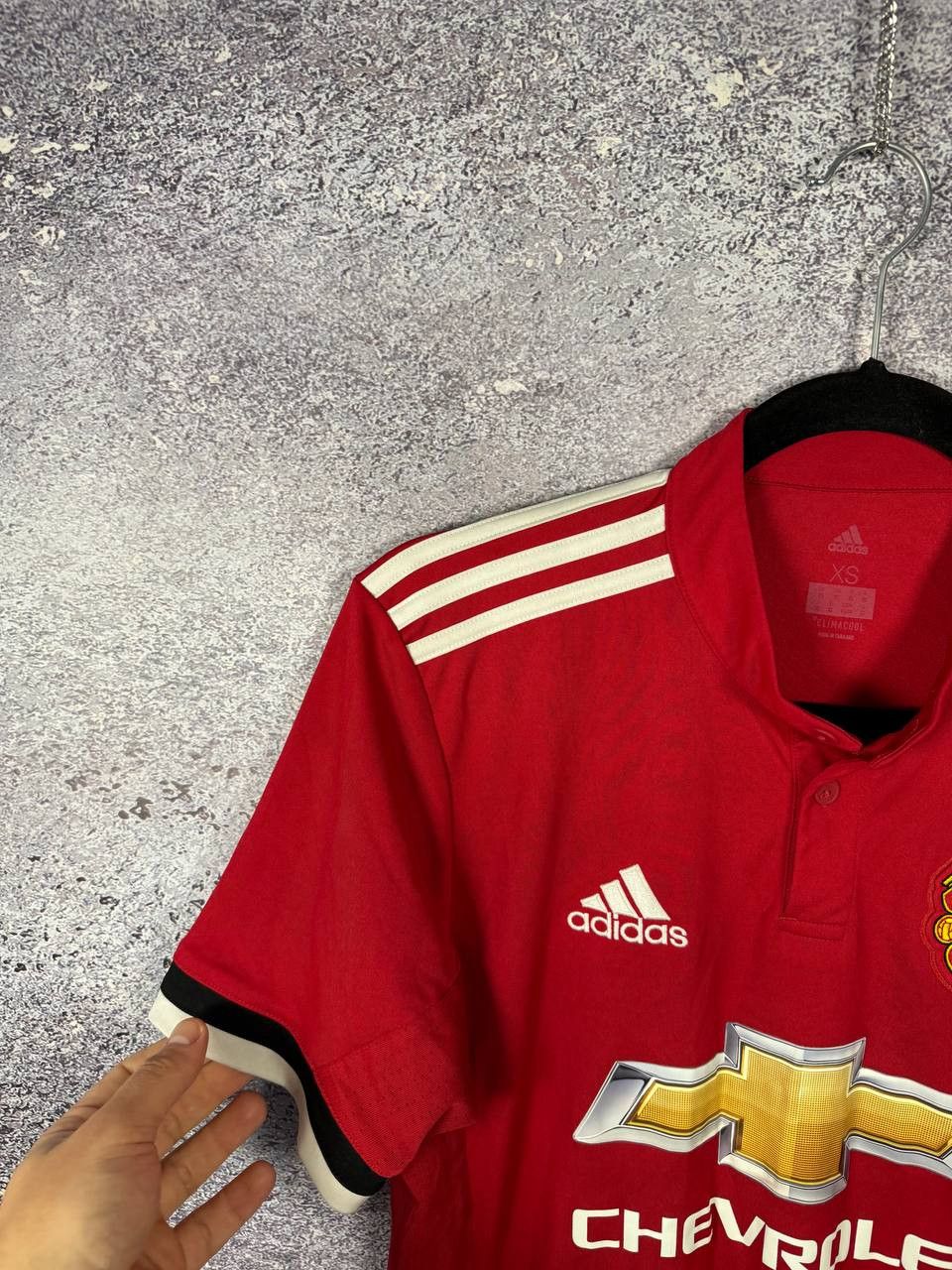 Adidas × Vintage Vintage Manchester United 2017/18 Adidas Soccer Jersey Small Size US S / EU 44-46 / 1 - 4 Thumbnail