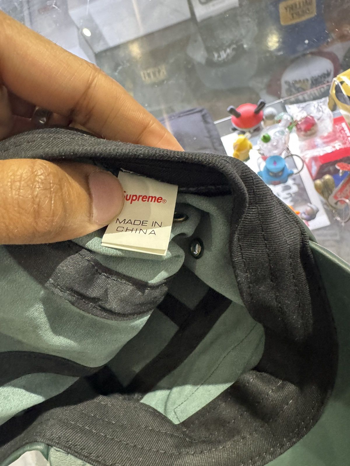 Supreme Supreme Leather 5 Panel Camp Cap Size ONE SIZE - 3 Thumbnail