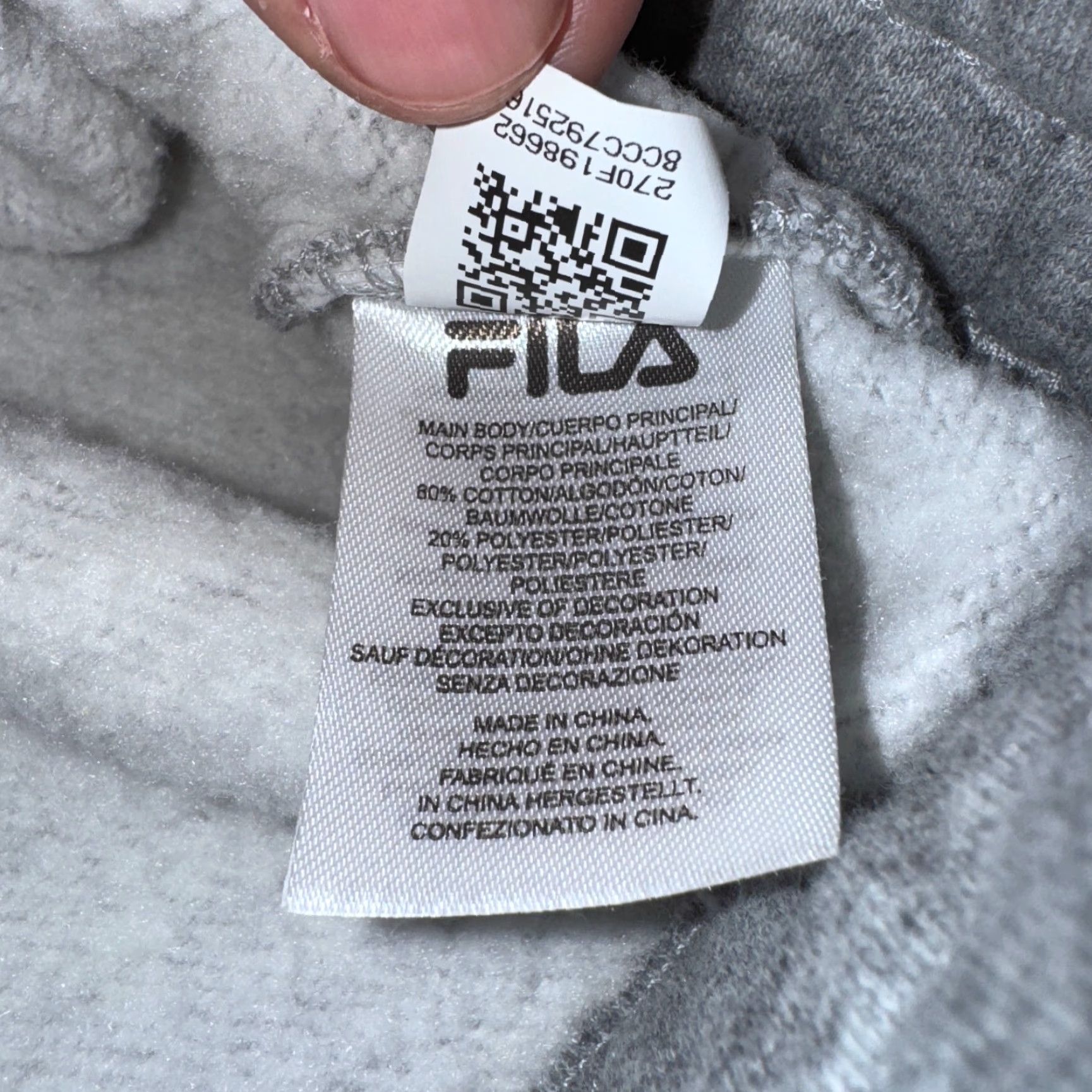 Fila FILA Womens Small Purple Gray Colorblock 1/4 Zip Sweatshirt Y2K Sweatshirt Crew Mock Neck Zip Colorblock Size S / US 4 / IT 40 - 5 Thumbnail