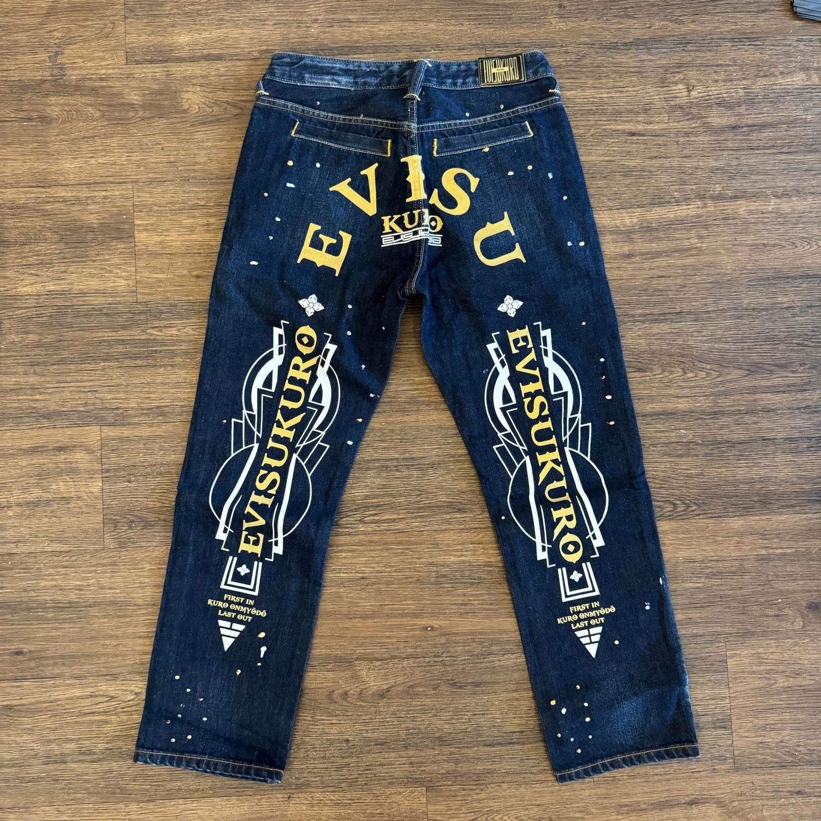 Evisu Evisu Kuro Daicock Jeans Size US 26 / EU 42 - 1 Thumbnail
