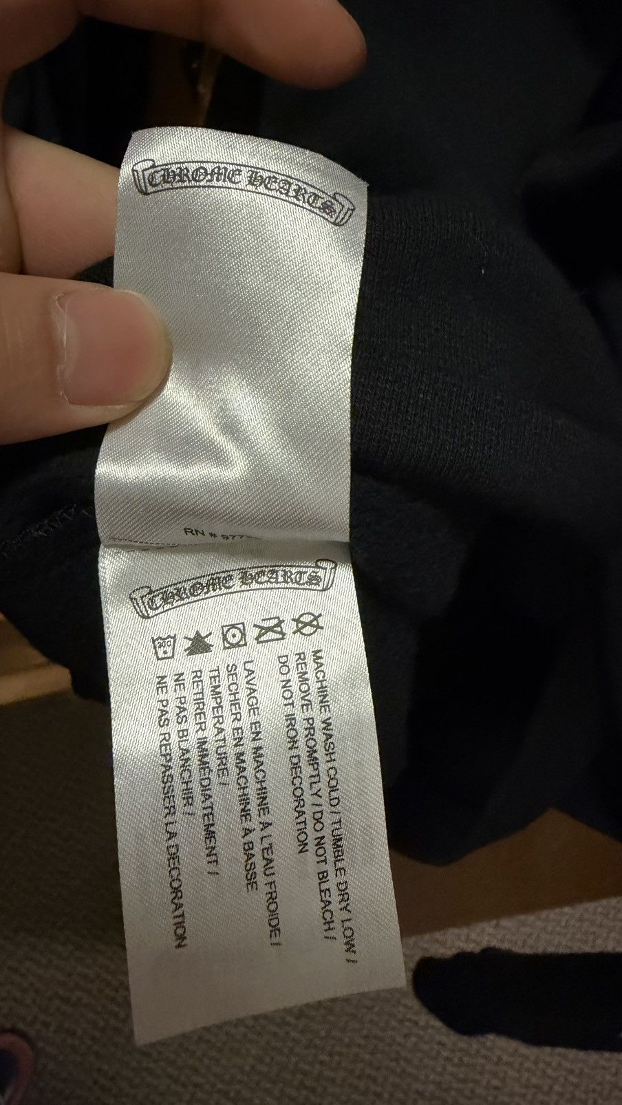 Chrome Hearts Chrome Hearts Blue Glitter Friends and Family Hoodie Size US S / EU 44-46 / 1 - 8 Thumbnail
