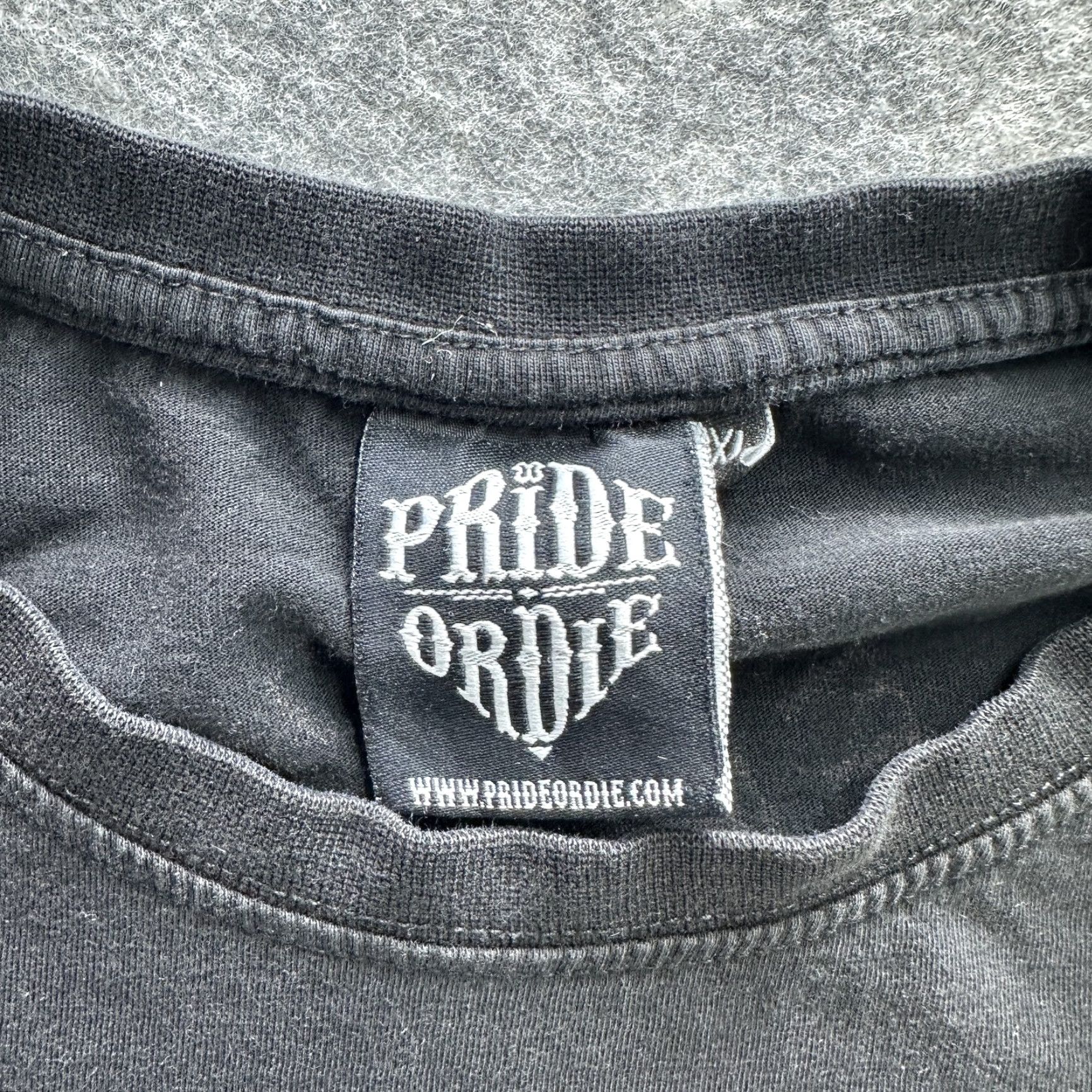 Vintage Pride Or Die Shirt Mens 2XL Black Viking Skull Graphic MMA Tee Size US XXL / EU 58 / 5 - 6 Thumbnail