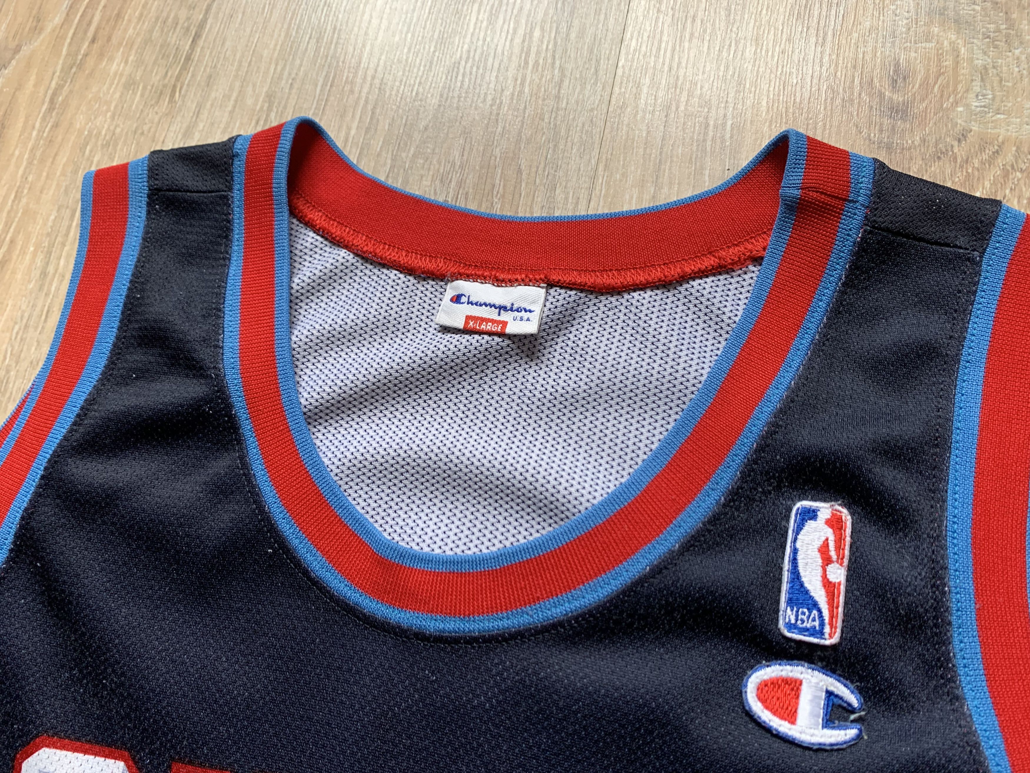 Champion × NBA × Vintage Vintage NBA Houston Rockets Hakeem Olajuwon #34 Jersey Size US XL / EU 56 / 4 - 6 Thumbnail