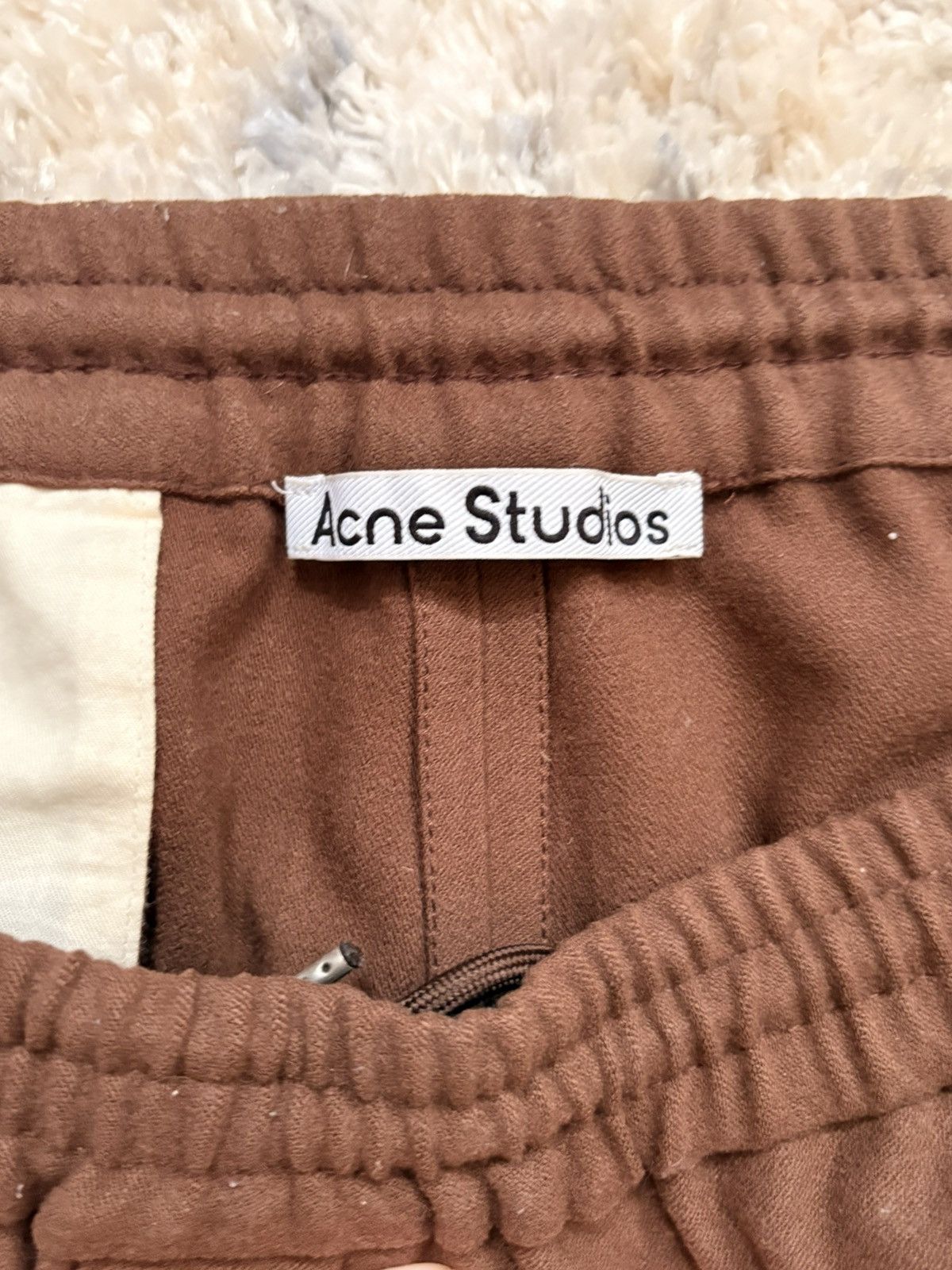 Acne Studios Brown wool trousers Size US 34 / EU 50 - 11 Thumbnail