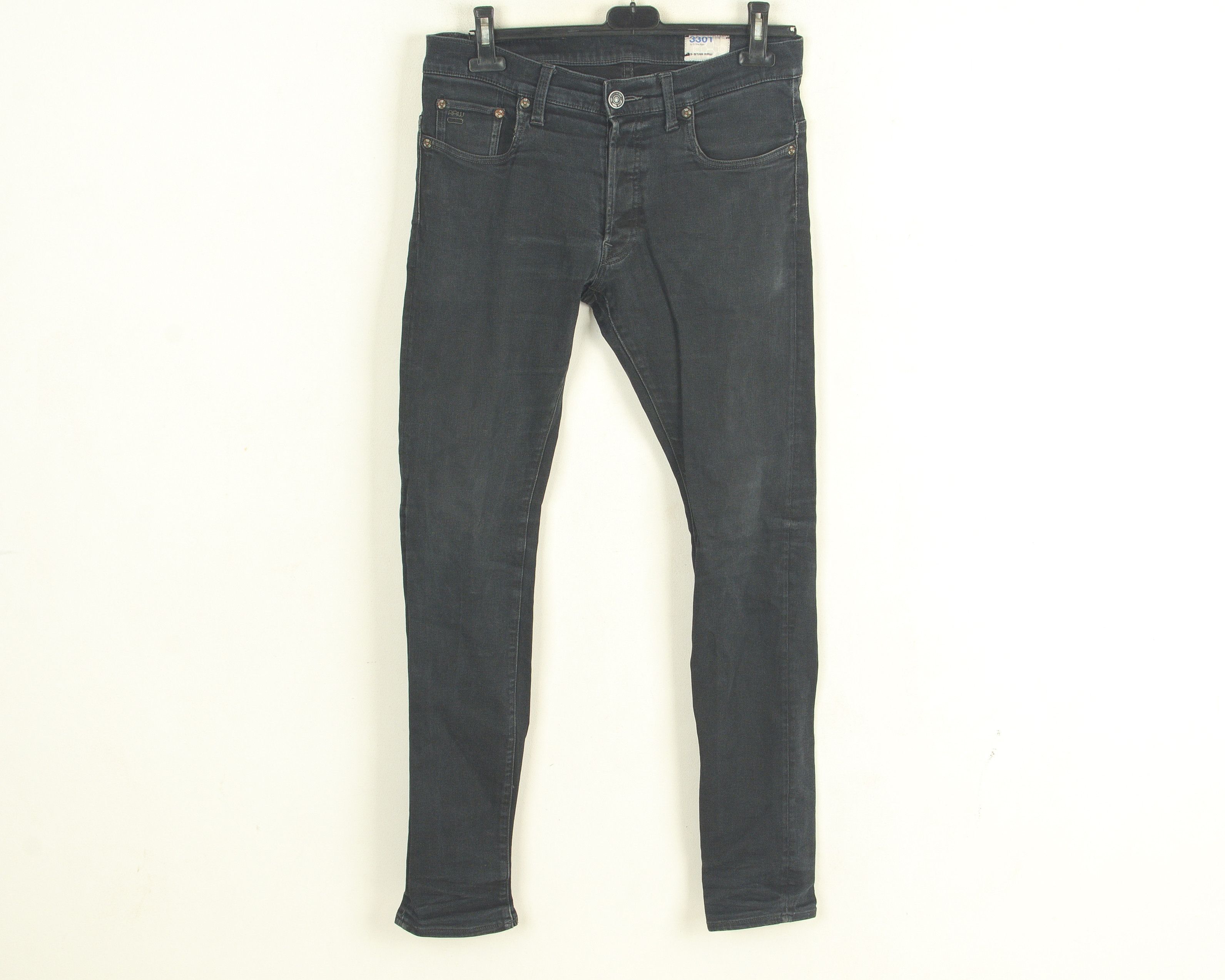 G-Star 3301 W34 L34 Slim Fit Skinny Jeans Denim Pants Trousers Size US 34 / EU 50 - 1 Thumbnail