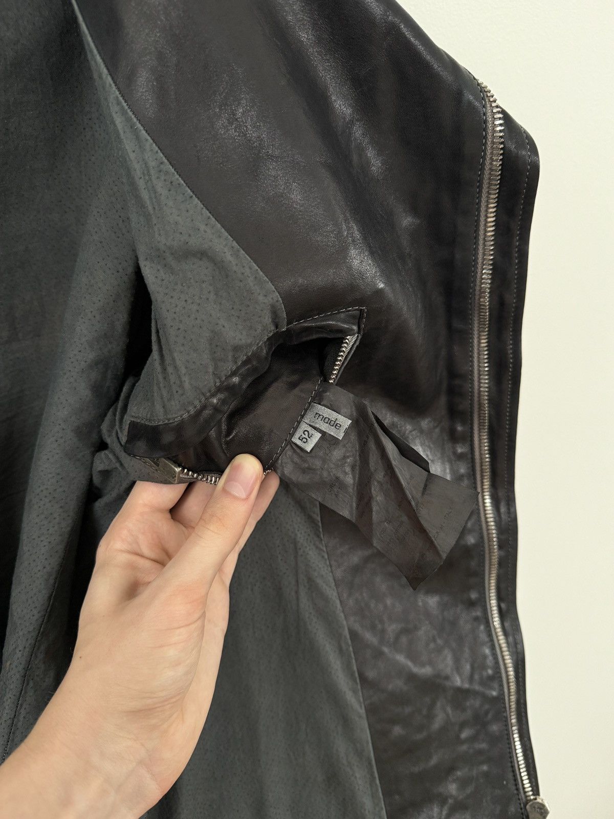 Carol Christian Poell Horse Leather Concealed Prosthetic Gloved Jacket Size US L / EU 52-54 / 3 - 24 Thumbnail