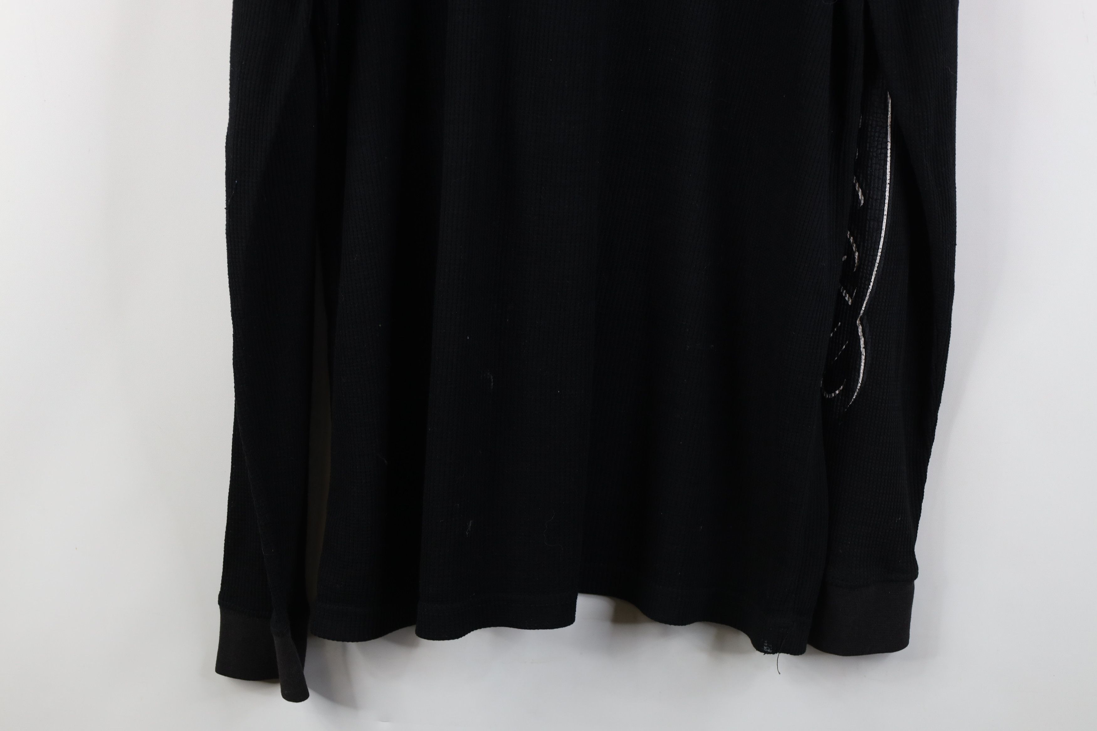 Southpole Vintage Y2K Southpole Skull Waffle Knit T-Shirt Black Size US XXL / EU 58 / 5 - 15 Thumbnail