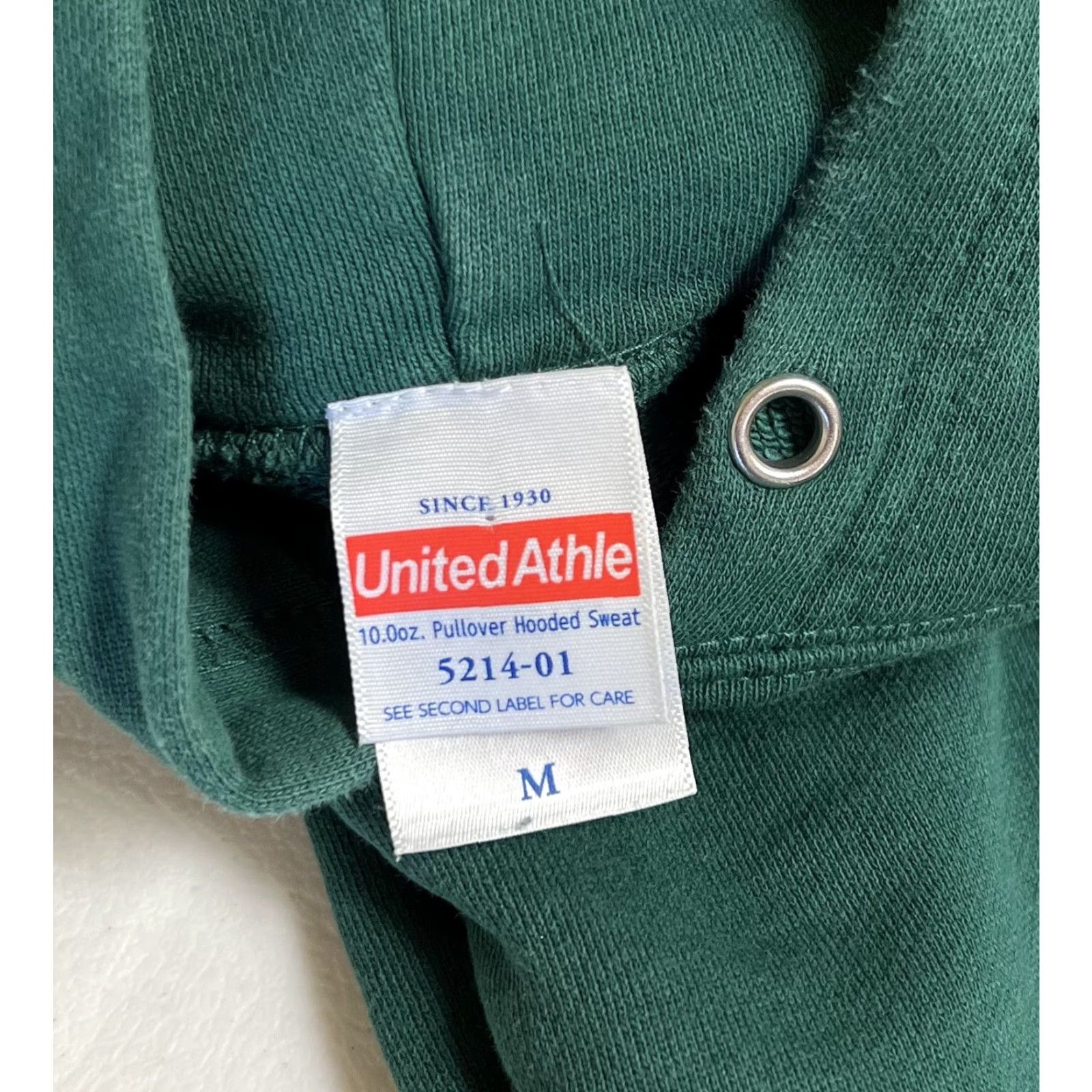 Vintage United Tokyo Hoodie Sweatshirt Pullover M Green Men Medium Pullover University Size US M / EU 48-50 / 2 - 4 Thumbnail