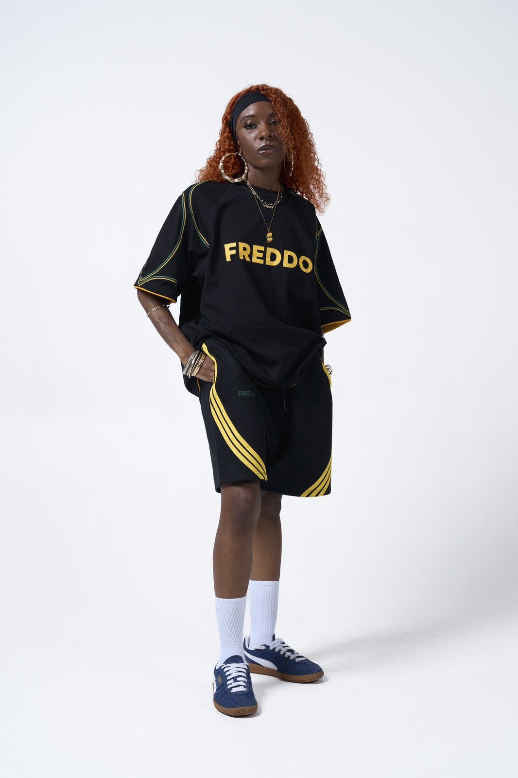Other Freddo Black ralgan stripe tee Size US S / EU 44-46 / 1 - 3 Thumbnail