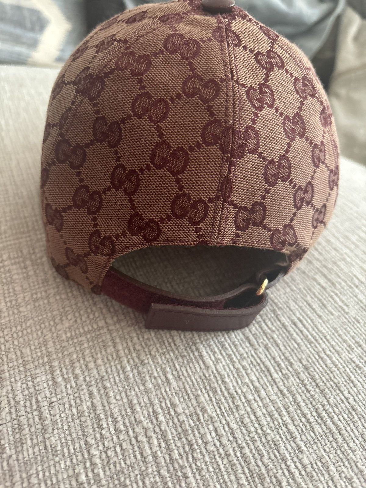 Gucci Burgandy Gucci Hat Size ONE SIZE - 2 Thumbnail