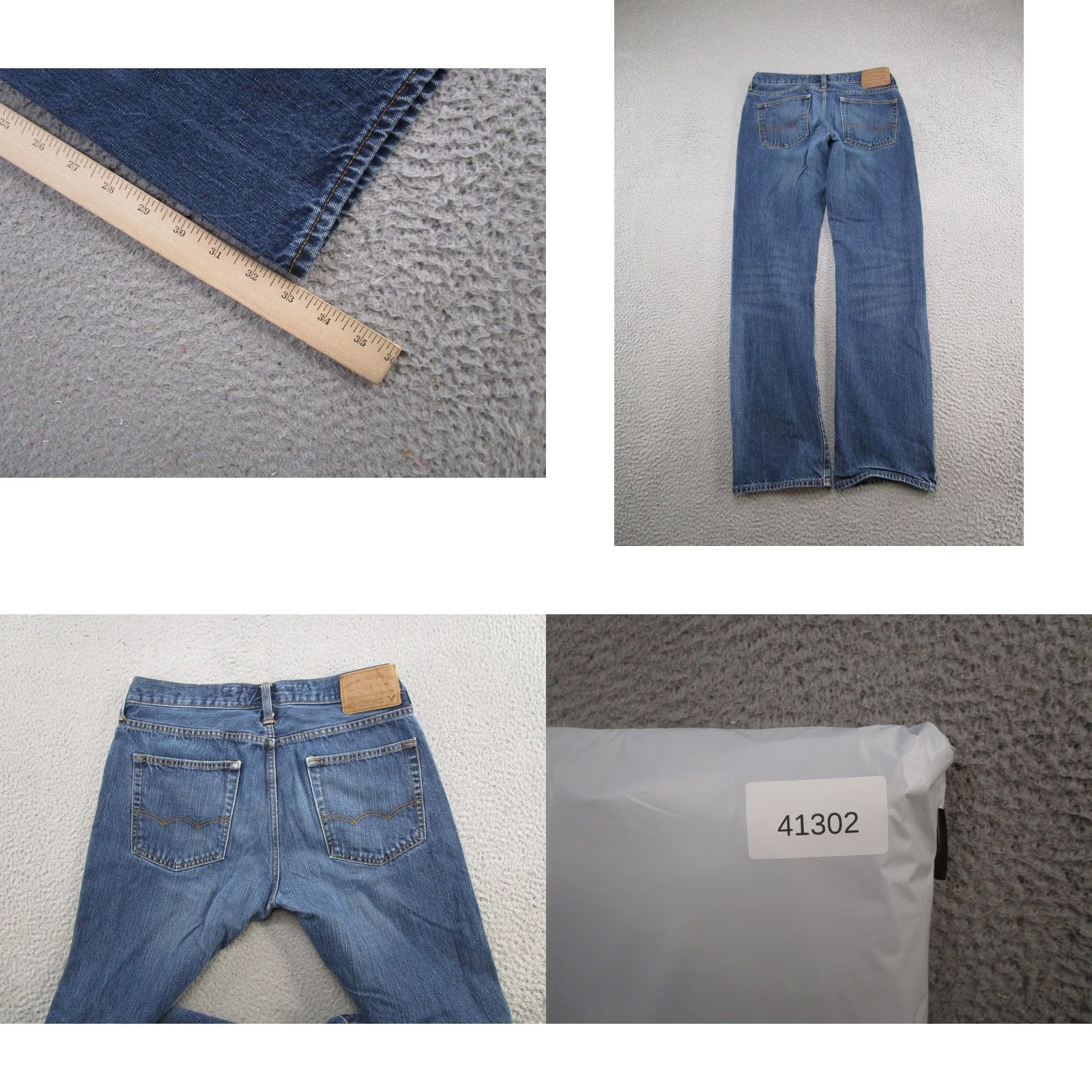 American Eagle Outfitters American Eagle Outfitters Jeans Mens Size 30x34 Straight 5-Pocket Denim Blue Mid Rise 30 in Waist Regular Fit Vintage? Size US 30 / EU 46 - 9 Thumbnail