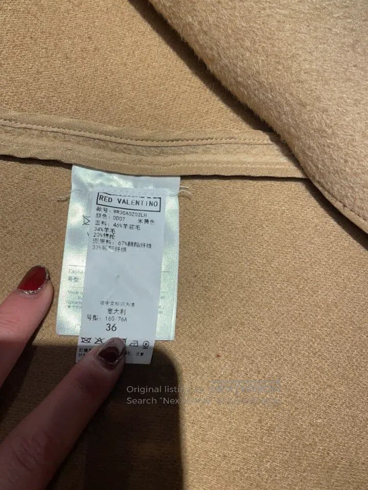 Valentino Valentino Alpaca coat Size S / US 4 / IT 40 - 3 Thumbnail