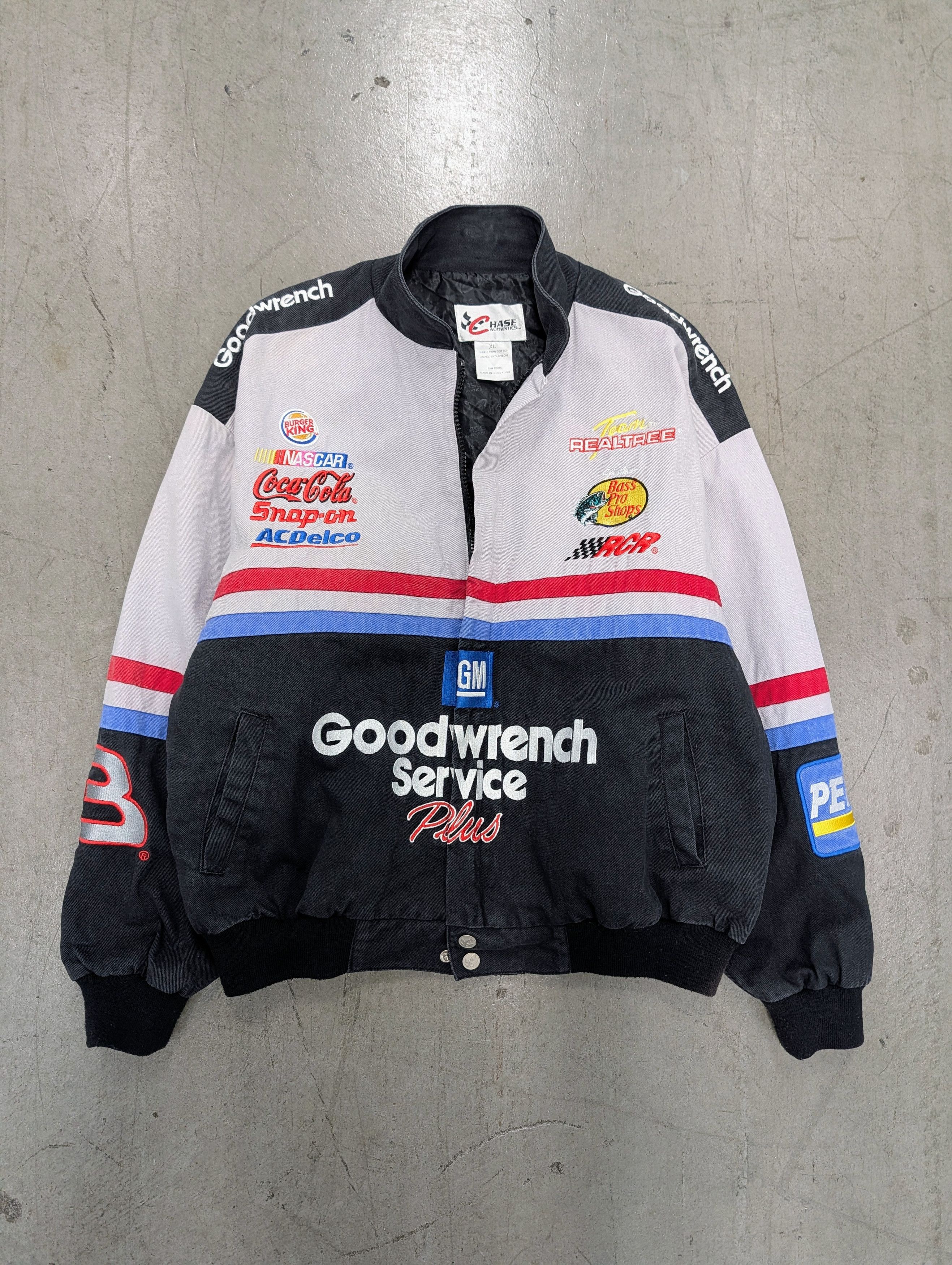 Vintage Chase Authentics Dale Earnhardt NASCAR Racing Jacket