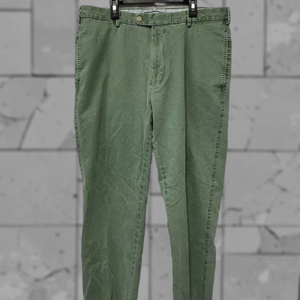 Peter Millar PETER MILLAR Green Straight Leg Jeans Mens Size 32x28 Size US 32 / EU 48 - 1 Thumbnail