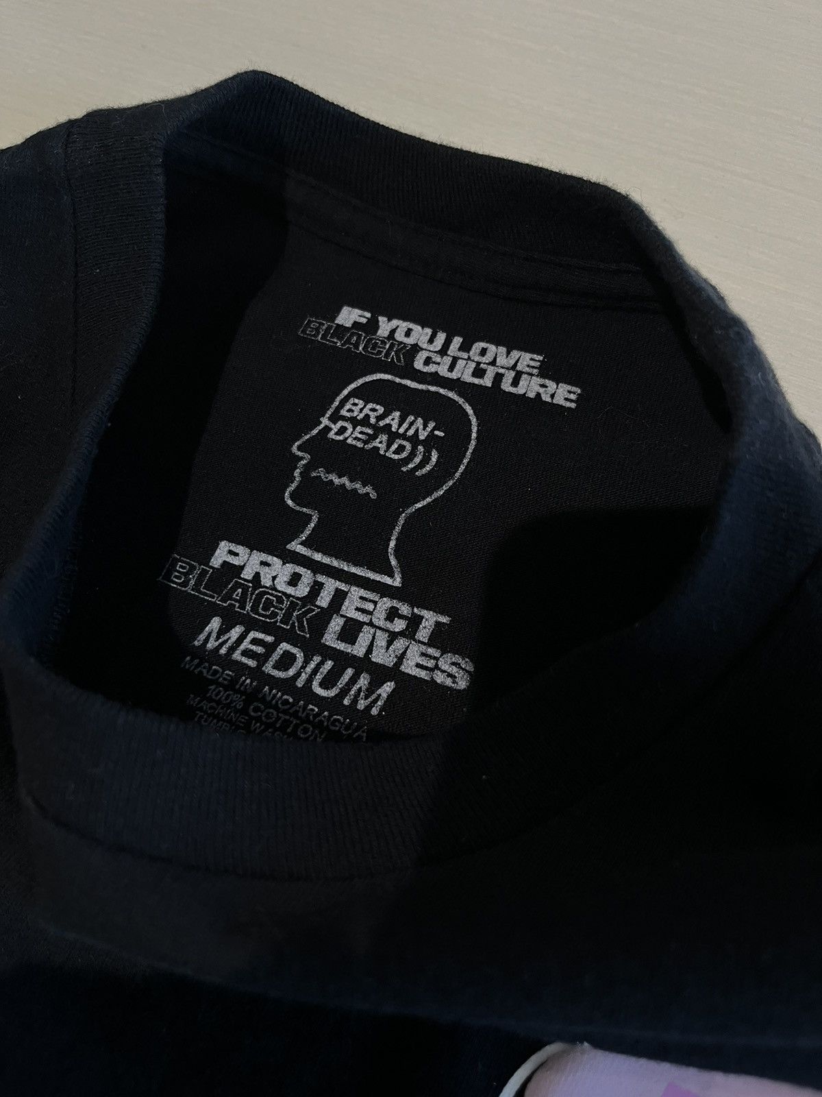 Brain Dead Brain Dead x Blood Orange x BLM Black Tee Size US M / EU 48-50 / 2 - 6 Thumbnail