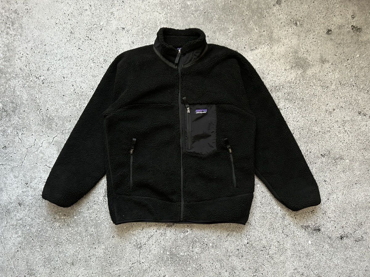 image of Carhartt x Patagonia Retro-X Fleece Jacket in Black, Men's (Size XL)