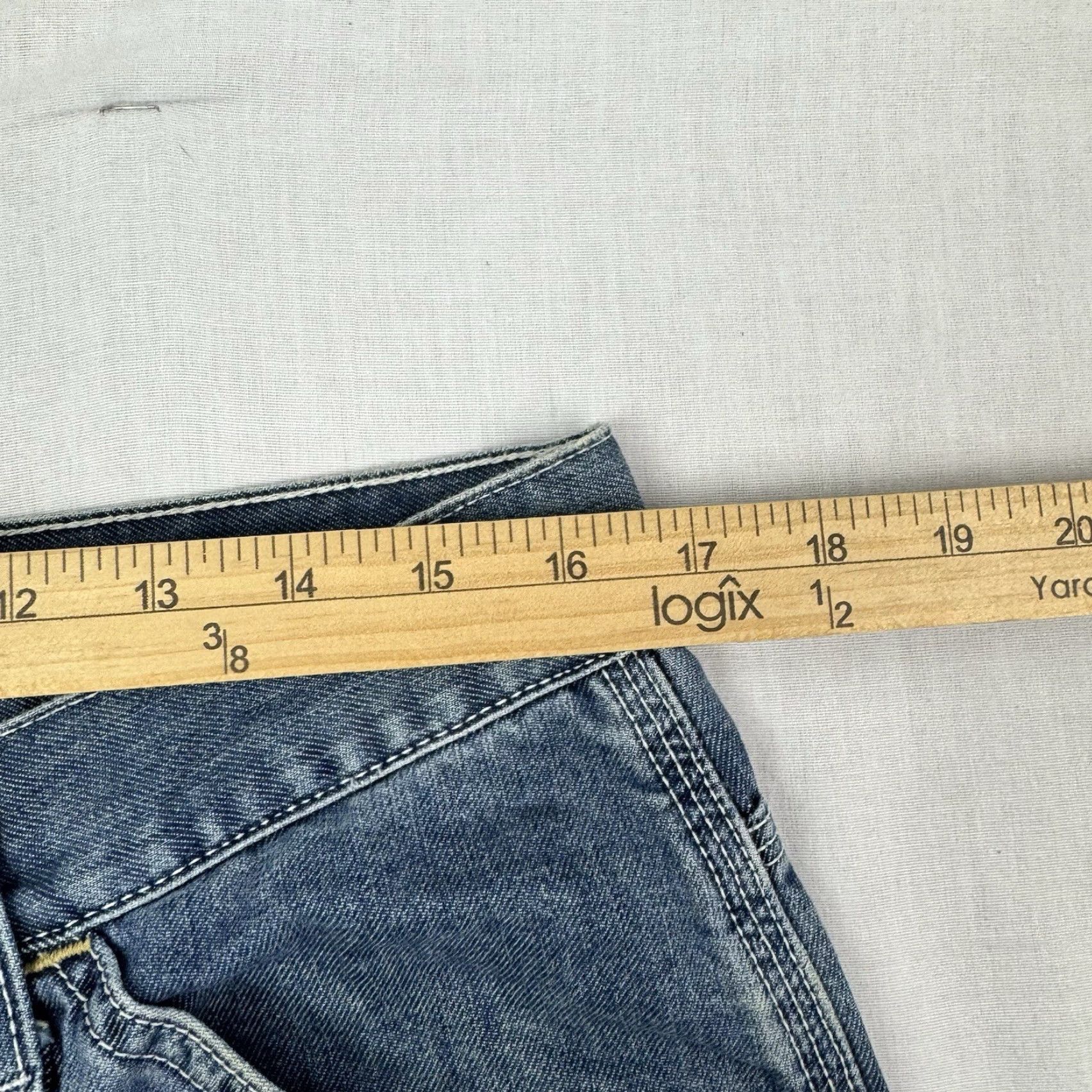 Gap VINTAGE Gap Carpenter Jean Shorts Adult 33 Blue Baggy Grunge 90s Mens Size US 33 - 6 Thumbnail