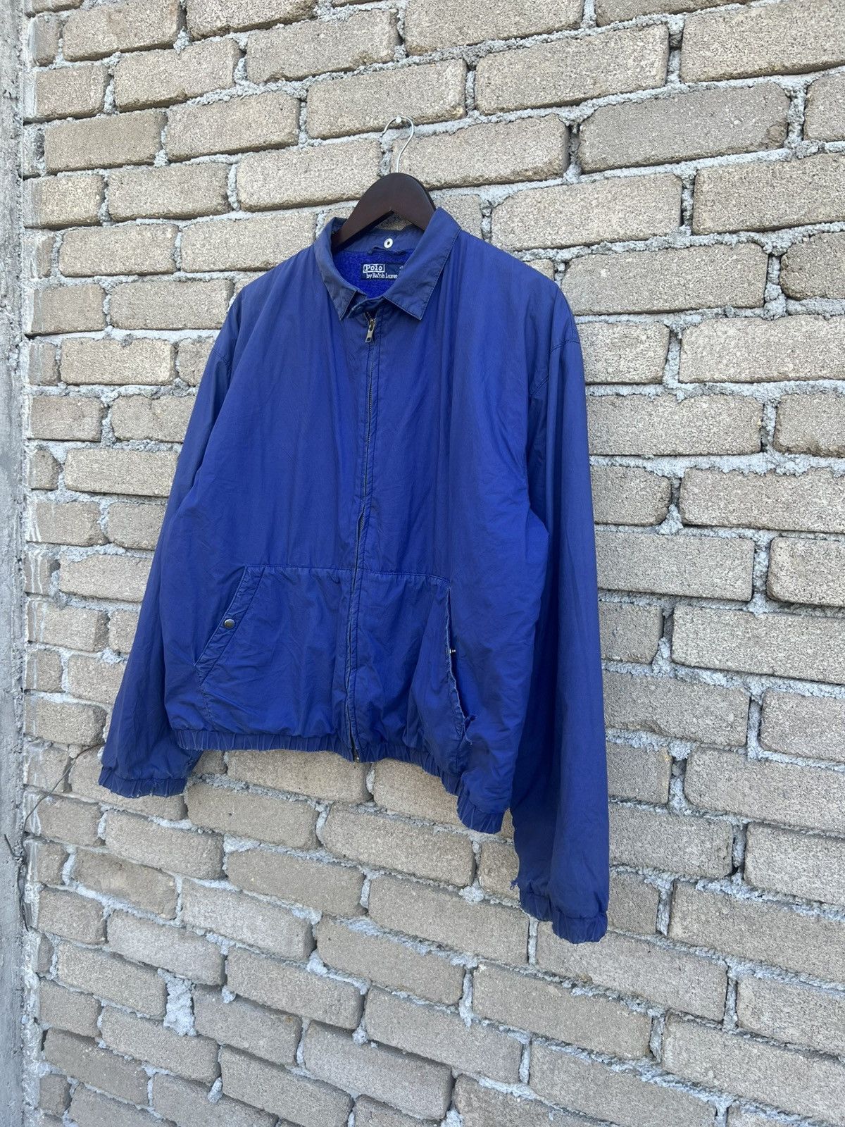 Polo Ralph Lauren Polo Ralph Lauren Zipper Jacket Distressed Size US L / EU 52-54 / 3 - 4 Thumbnail