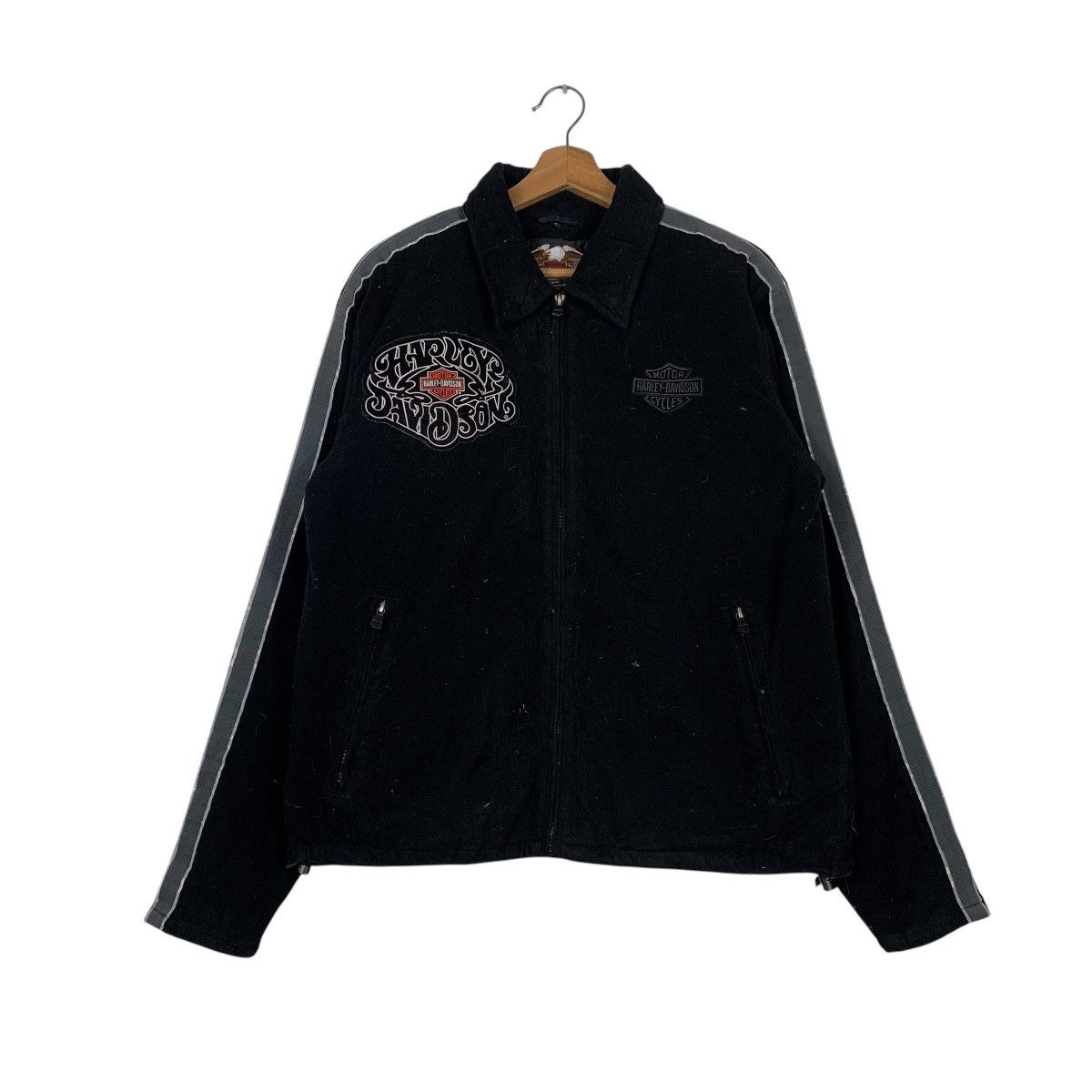 Harley Davidson Vintage Harley Davidson Big Logo Jacket Size US S / EU 44-46 / 1 - 1 Thumbnail