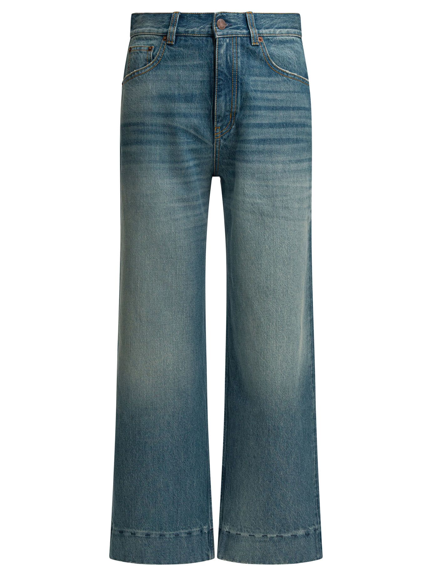 Chloe Chloé Short Wide Leg Jeans tag size 26 Women - USA Duties Paid Size 26" / US 2 / IT 38 - 1 Thumbnail