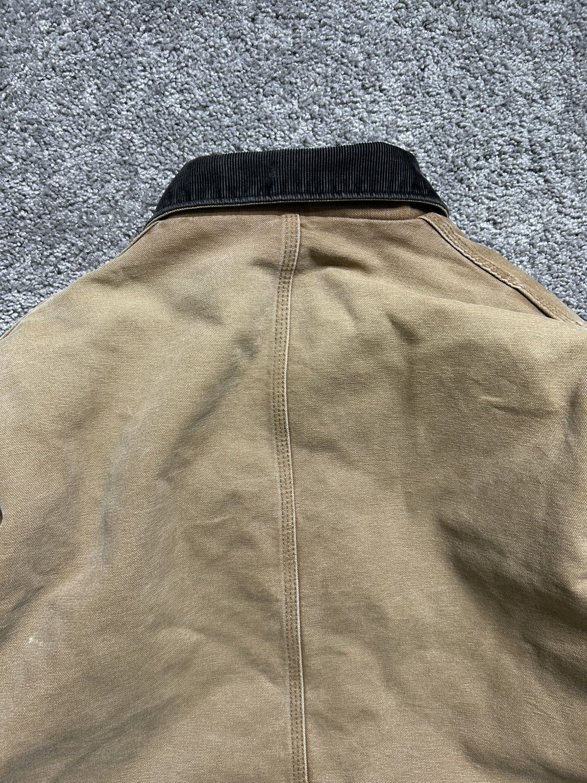 Carhartt Vintage 90s Carhartt Arctic Chore Jacket Camel Quilt Lined Size US L / EU 52-54 / 3 - 6 Thumbnail