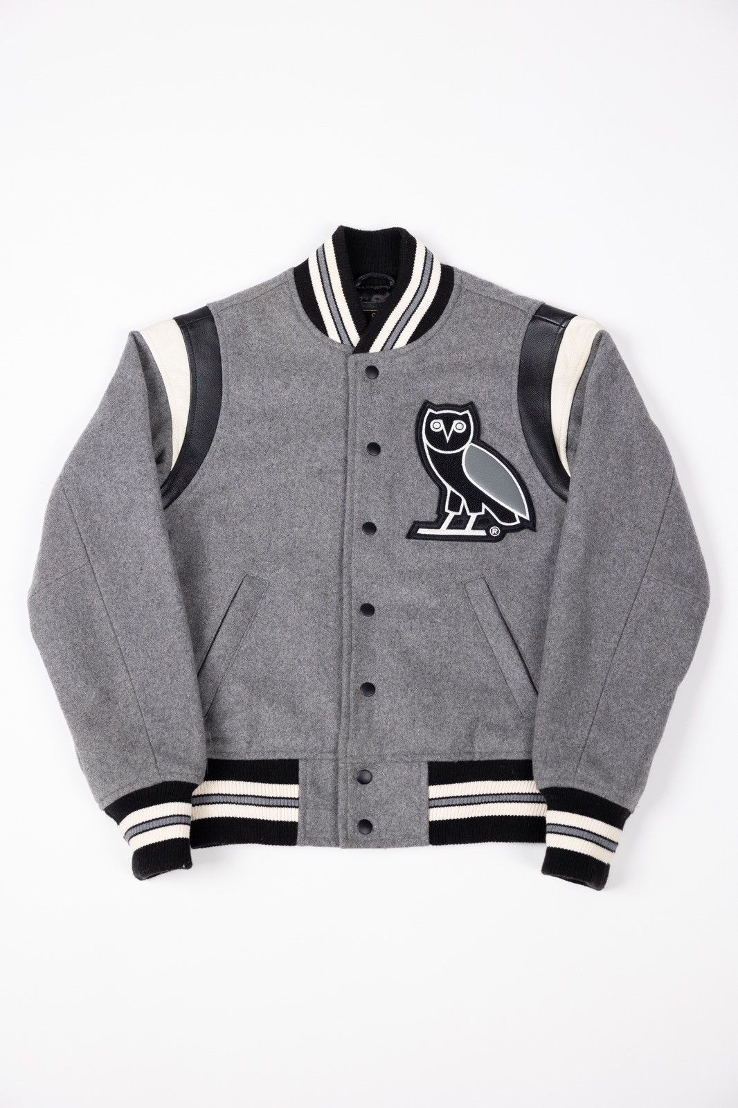 Drake × October's Very Own OVO Wool Bomber Jacket Size US S / EU 44-46 / 1 - 1 Thumbnail