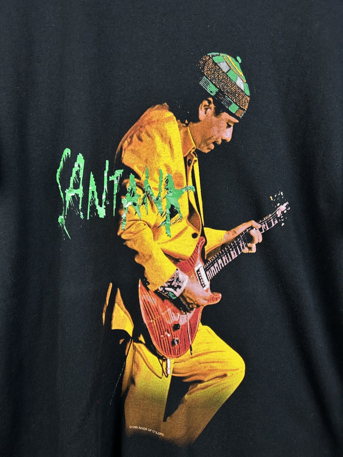 Band Tees Vintage 1999 Carlos Santana Supernatural 00 Tour T-Shirt Size US M / EU 48-50 / 2 - 2 Thumbnail