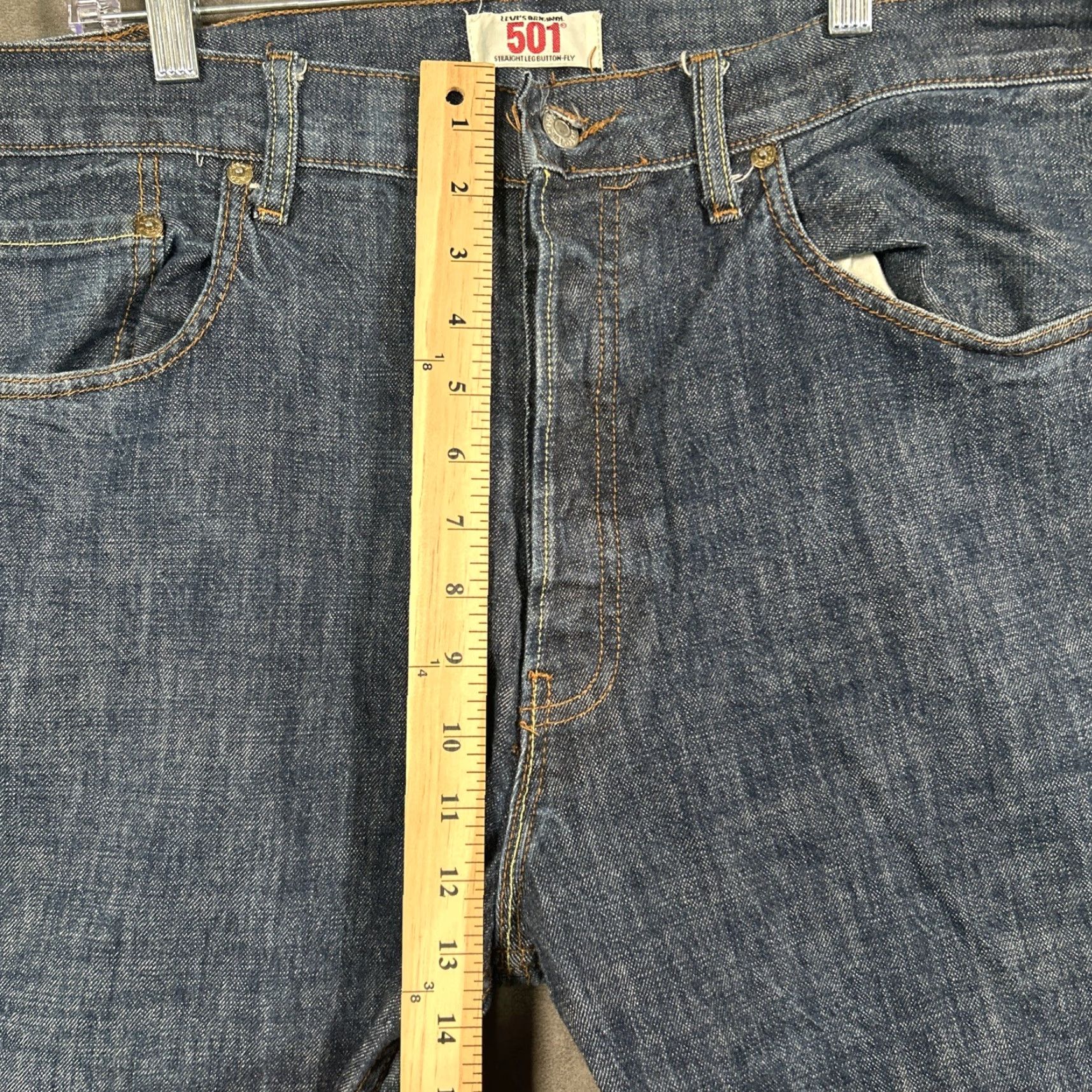 Levi's VINTAGE Levi's 501 Jeans Denim Blue 42x31 Mens Regular Button Fly 5-Pocket USA Far Global Size US 42 / EU 58 - 4 Thumbnail
