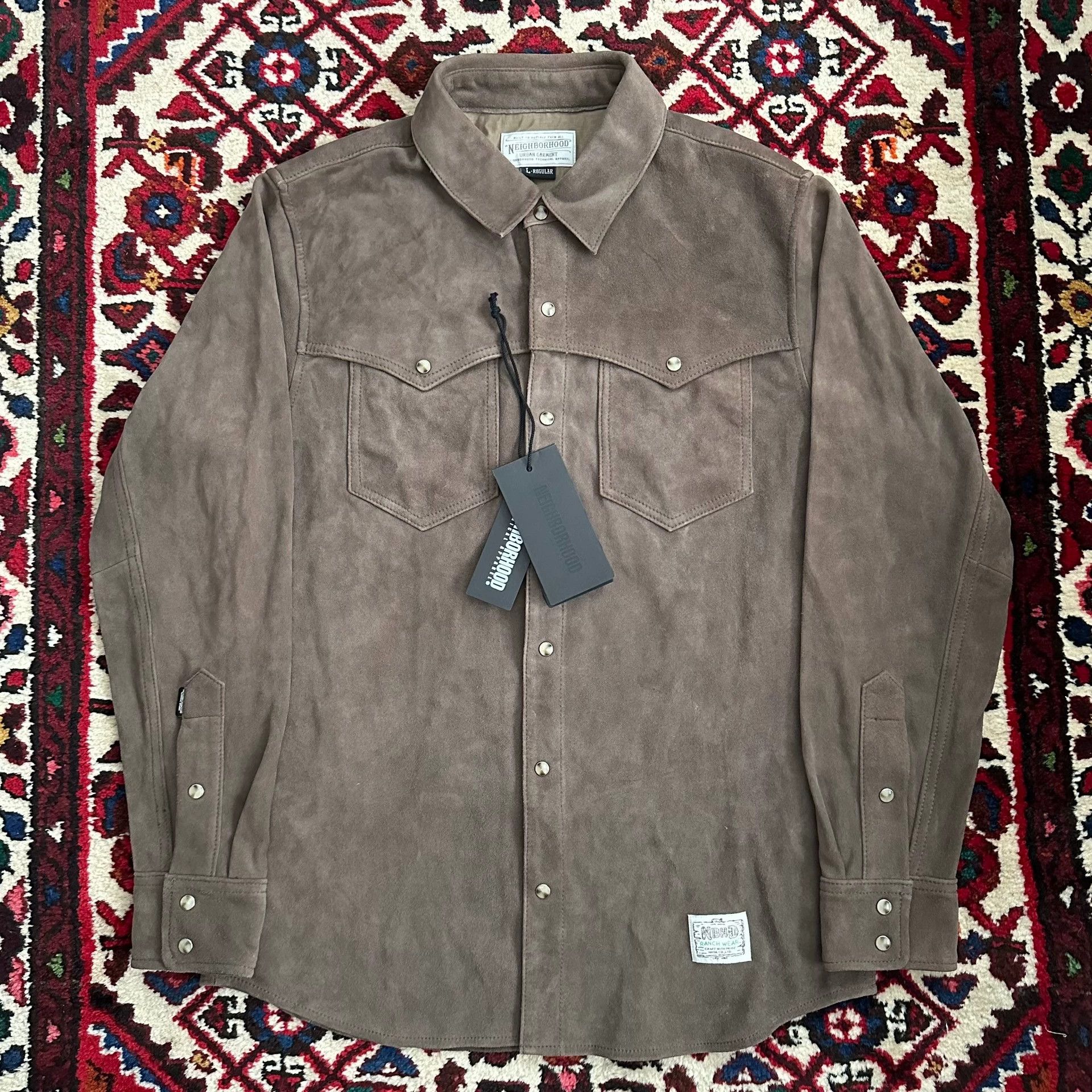 Neighborhood neighborhood 14ss deerskin flannel shirt L NWT Size US L / EU 52-54 / 3 - 1 Thumbnail