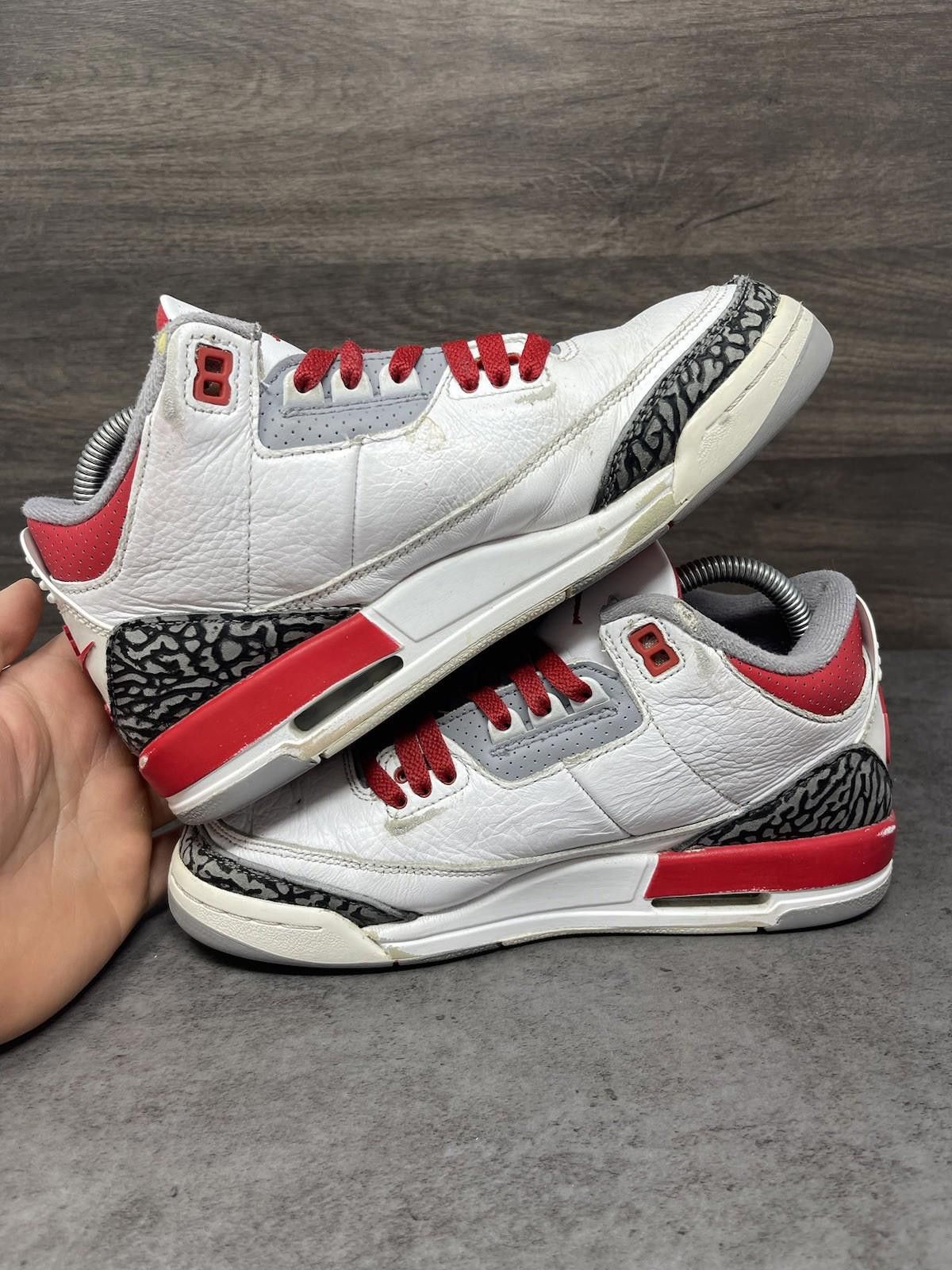 Nike Air Jordan 3 Fire Red Kids Size 6Y GS Nike Red White 2022 Size US 6 / EU 39 - 7 Thumbnail