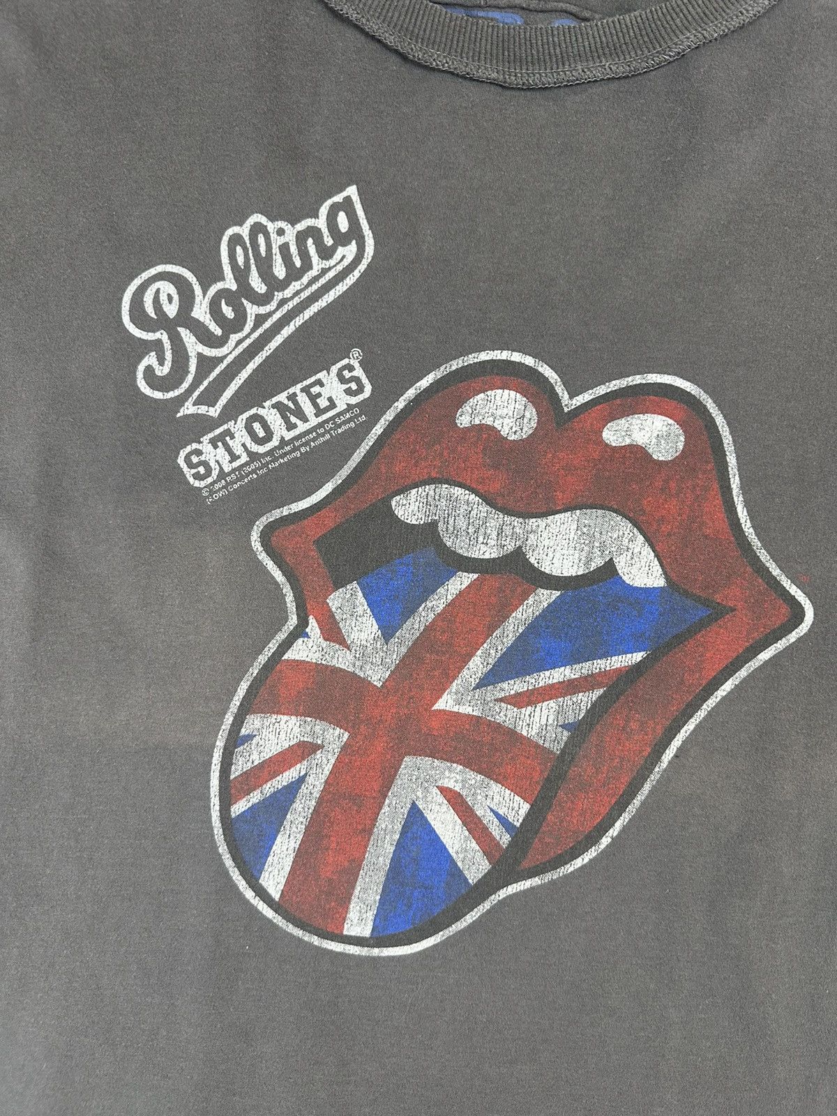 Amplified Amplified Rolling Stones 2008 Inside Out Crop T-Shirt Rock Size US M / EU 48-50 / 2 - 3 Thumbnail