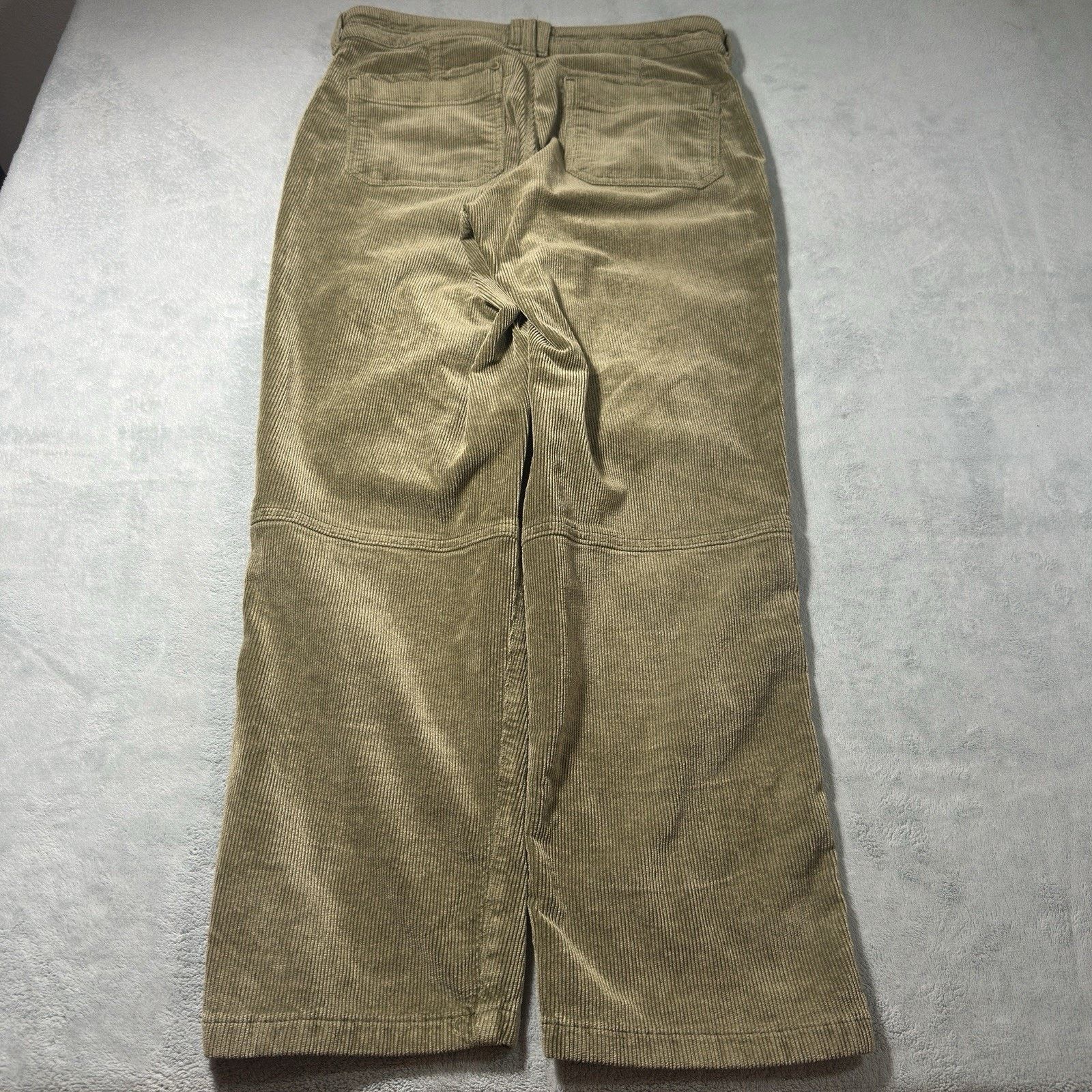 Anthropologie Pilcro Wanderer Double Knee Corduroy Pants Hamilton Boho Y2k Size 26" / US 2 / IT 38 - 2 Thumbnail