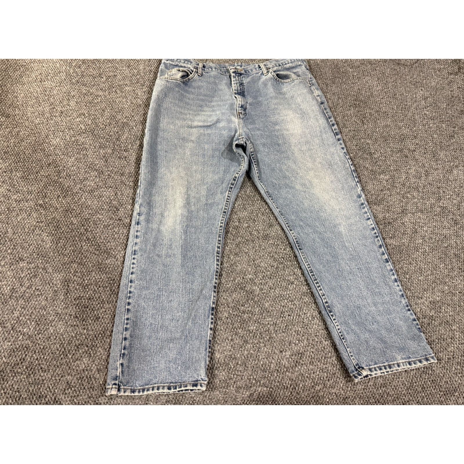 Wrangler Wrangler Jeans Regular 40x30 Relaxed Fit Denim Blue 5-Pocket Straight Mens Size US 40 / EU 56 - 2 Thumbnail