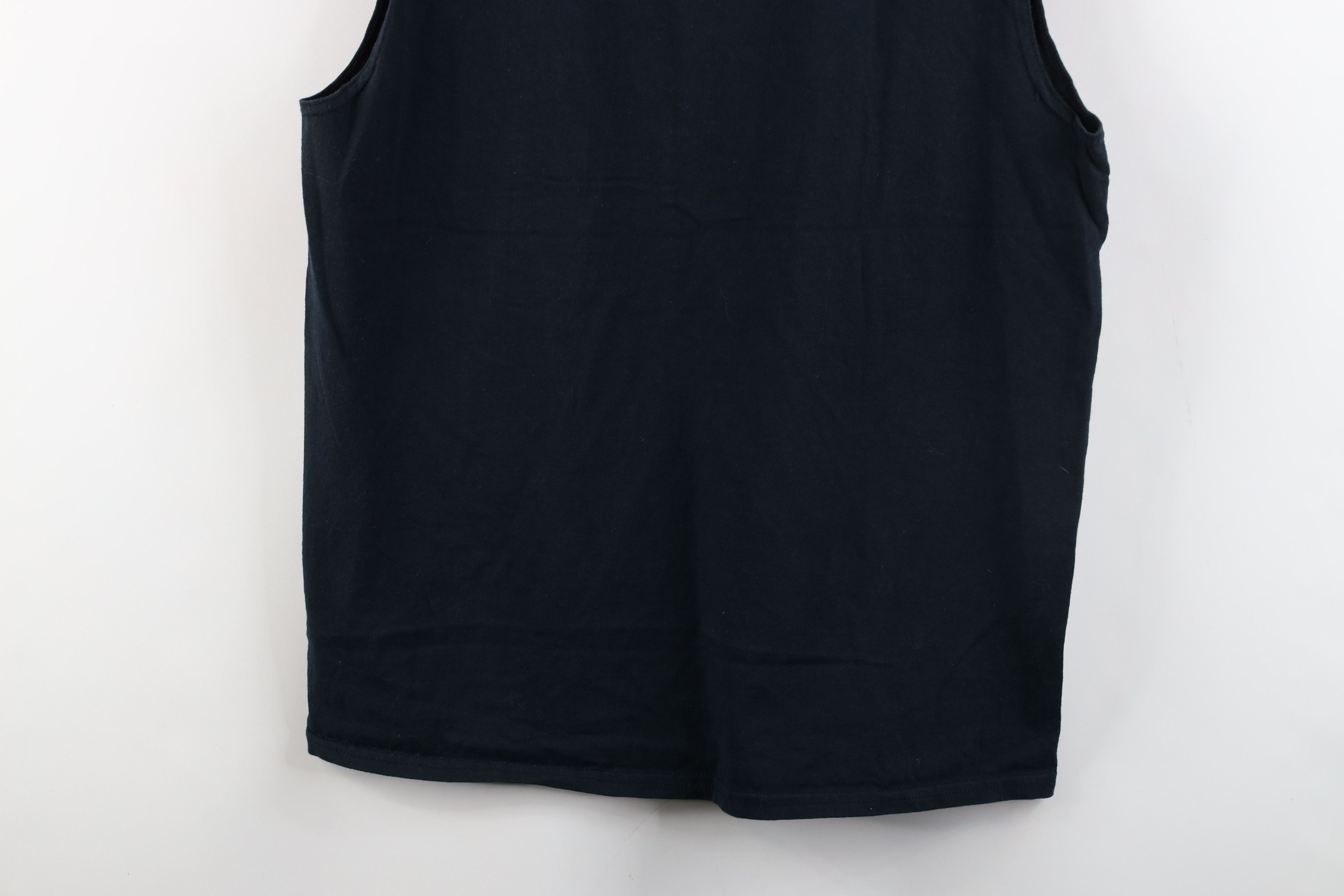 Vintage Vintage 90s Y2K Streetwear Sleeveless Muscle T-Shirt Black Size US L / EU 52-54 / 3 - 11 Thumbnail
