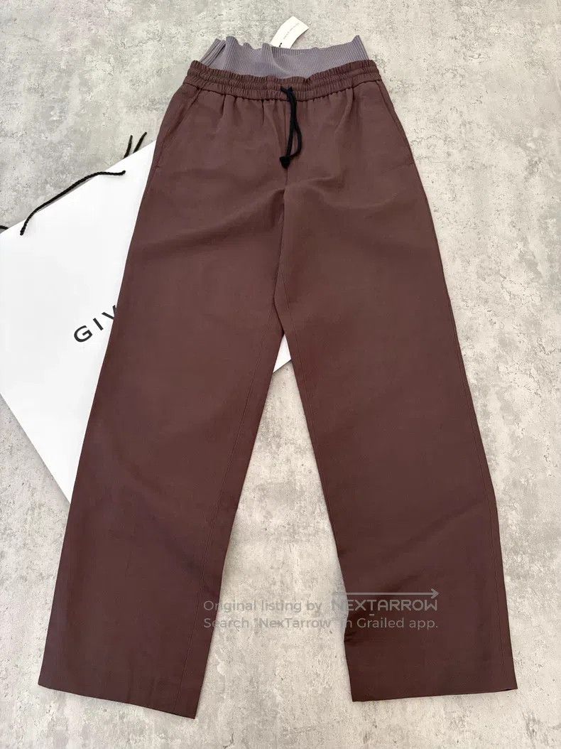 Dries Van Noten Dries Van Noten Brown Double-waist Casual Pants Size US 30 / EU 46 - 1 Thumbnail