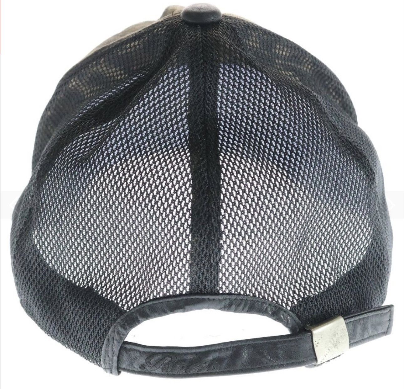 If Six Was Nine Roen Skull Leopard patch studded mesh cap hat Size ONE SIZE - 3 Thumbnail