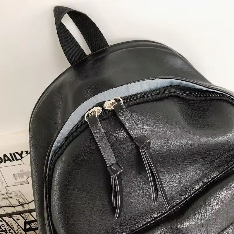Leather Soft Leather Backpack Size ONE SIZE - 7 Thumbnail