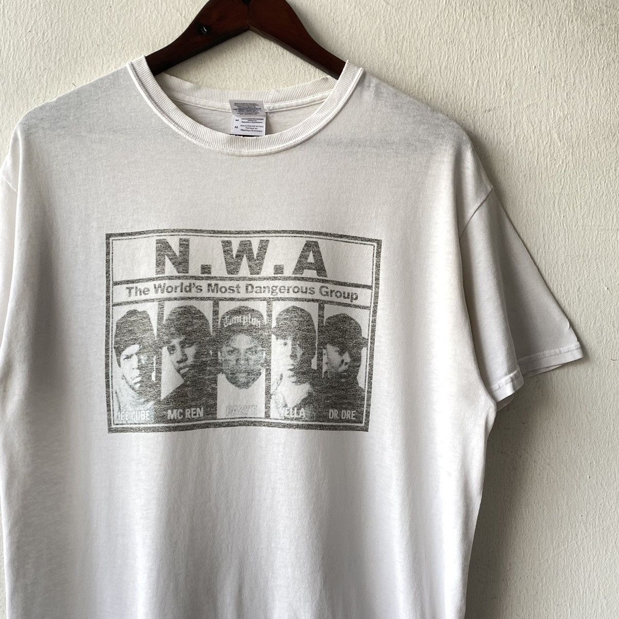 Band Tees × Rap Tees × Vintage N.W.A The World’s Most Dangerous Gang T Shirt Size US M / EU 48-50 / 2 - 4 Thumbnail