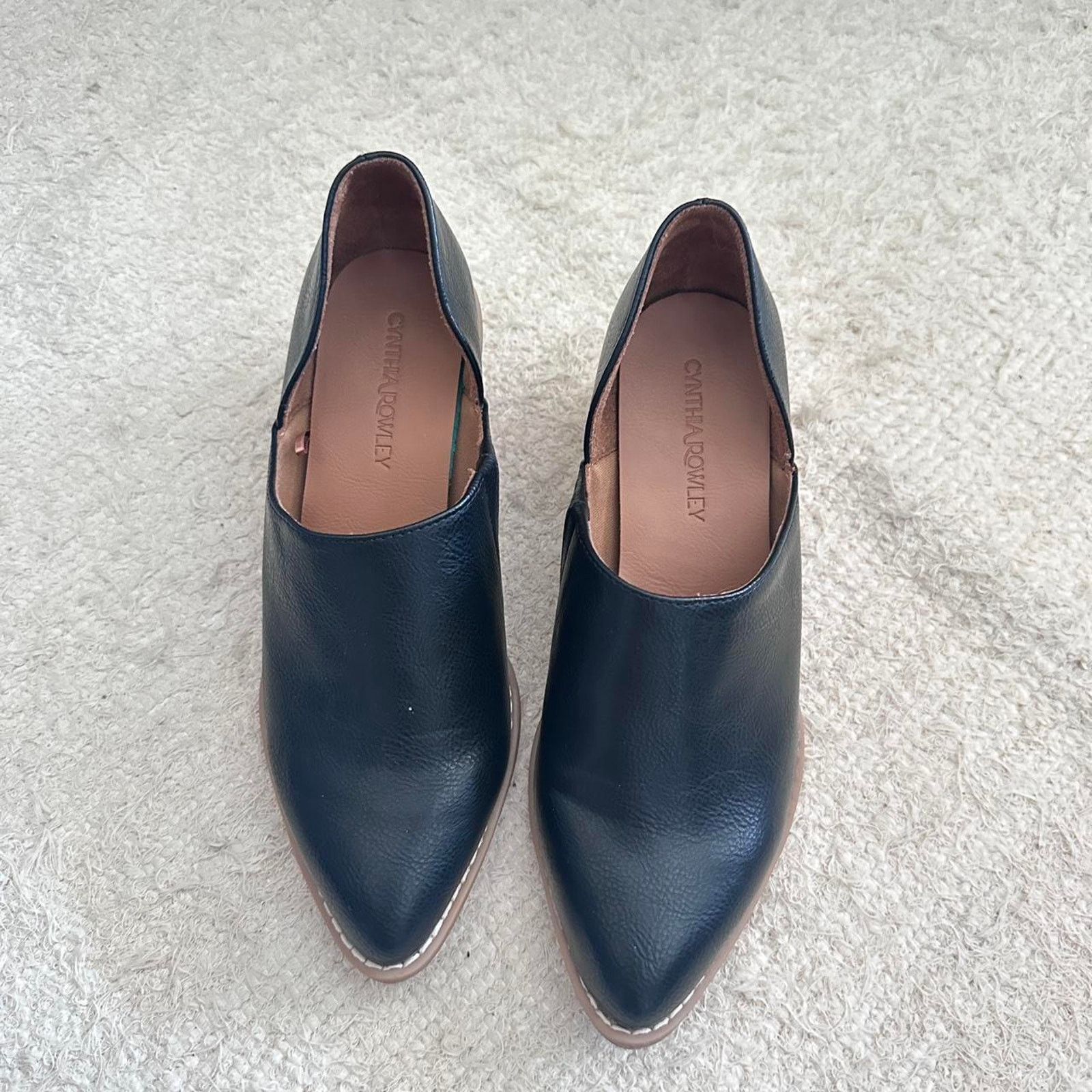Cynthia Rowley Cynthia rowley black leather block Size US 8.5 / IT 38.5 - 1 Thumbnail