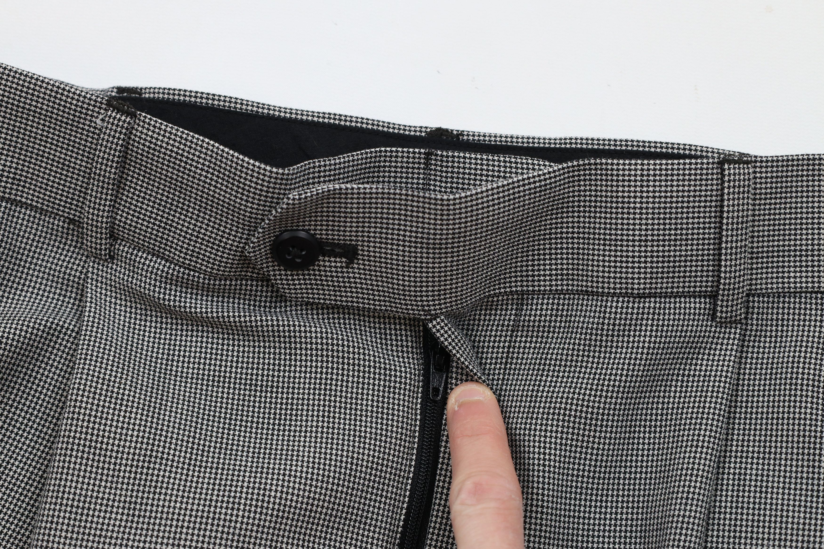 Vintage Vintage 90s Streetwear Houndstooth Wide Leg Chino Pants Size US 34 / EU 50 - 7 Thumbnail